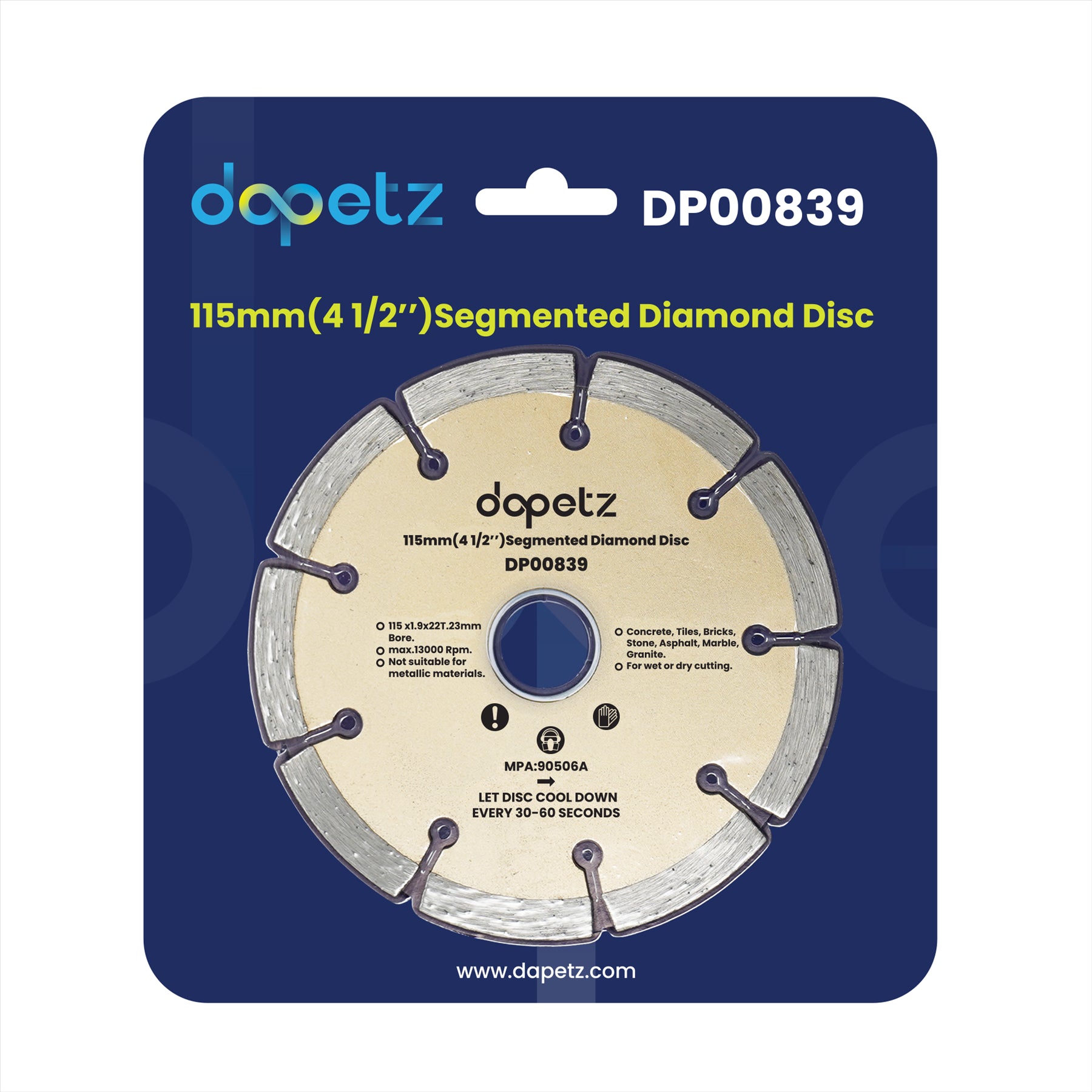 115mm Diamond Cutting Discs