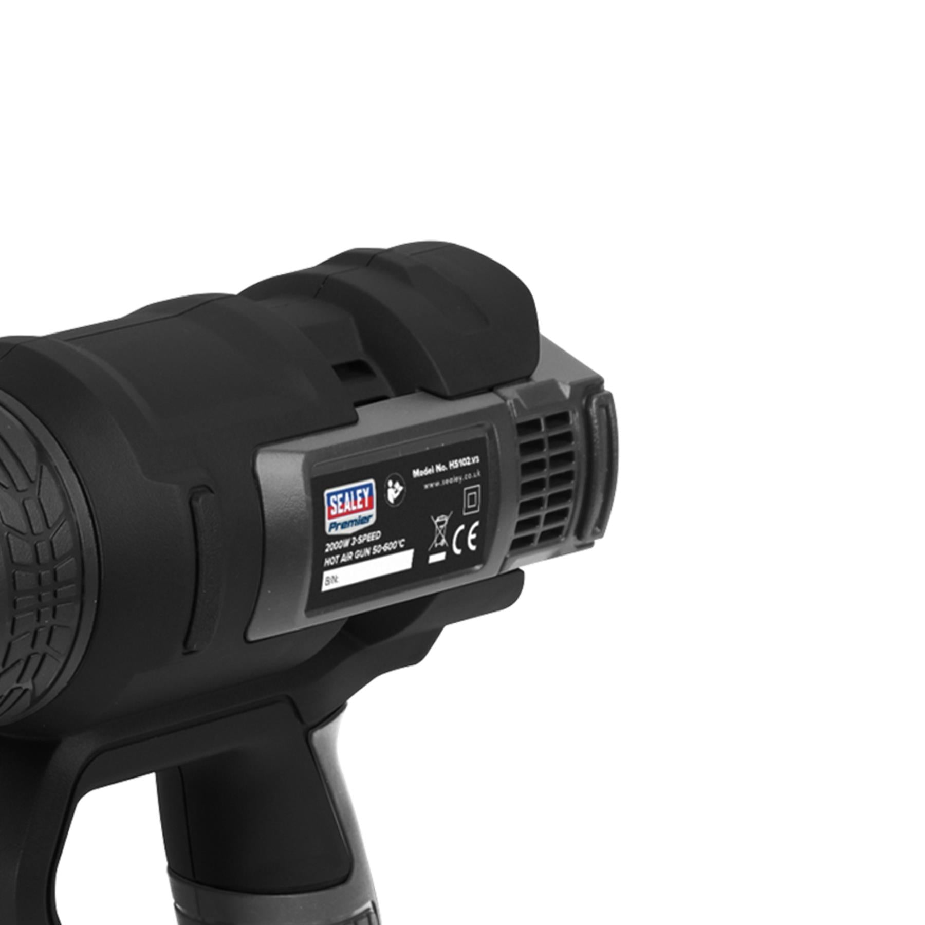 Hot Air Gun 2000W 3-Speed 50-600°C Variable Heat