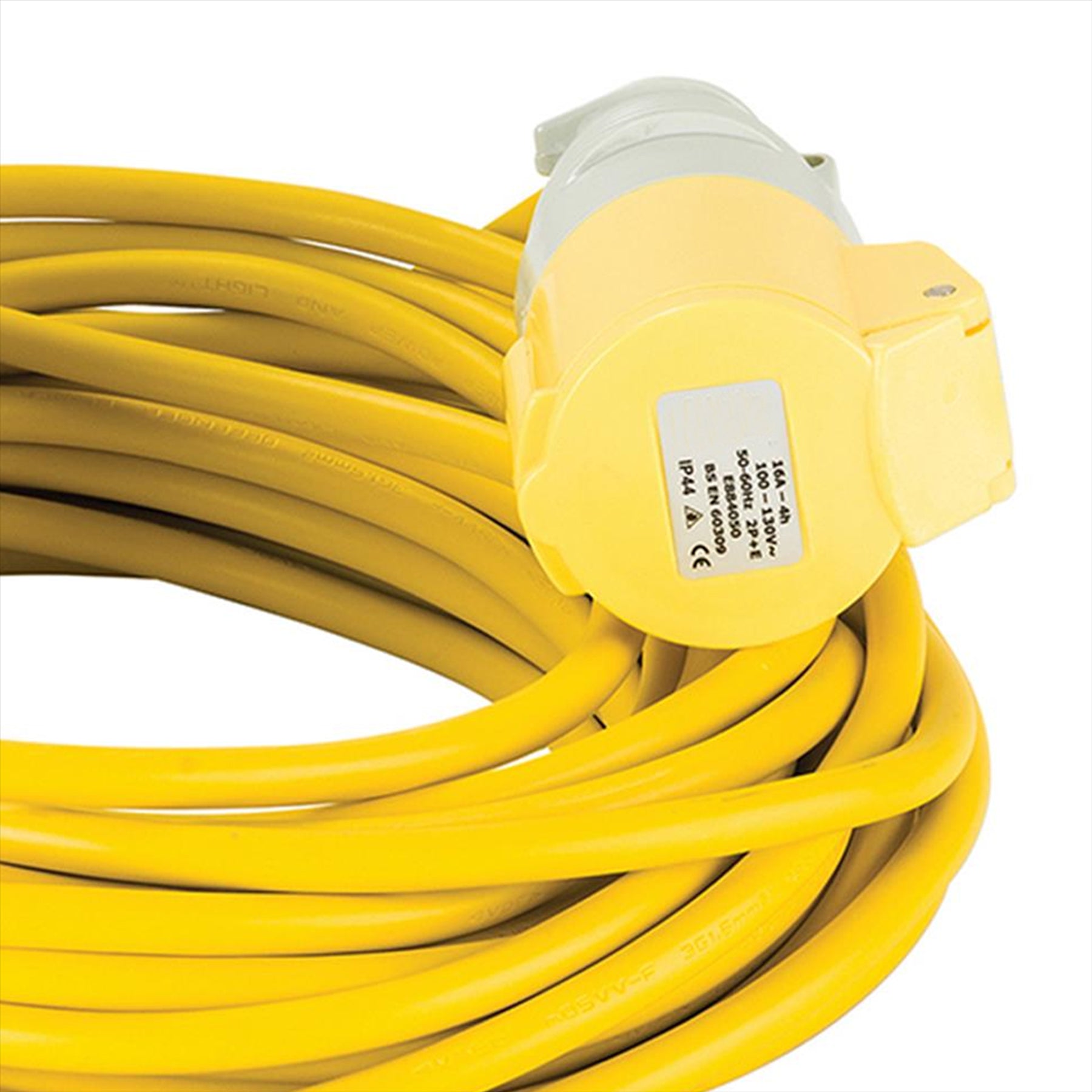 Defender Extension Lead Yellow 1.5mm2 16A 14m 110V