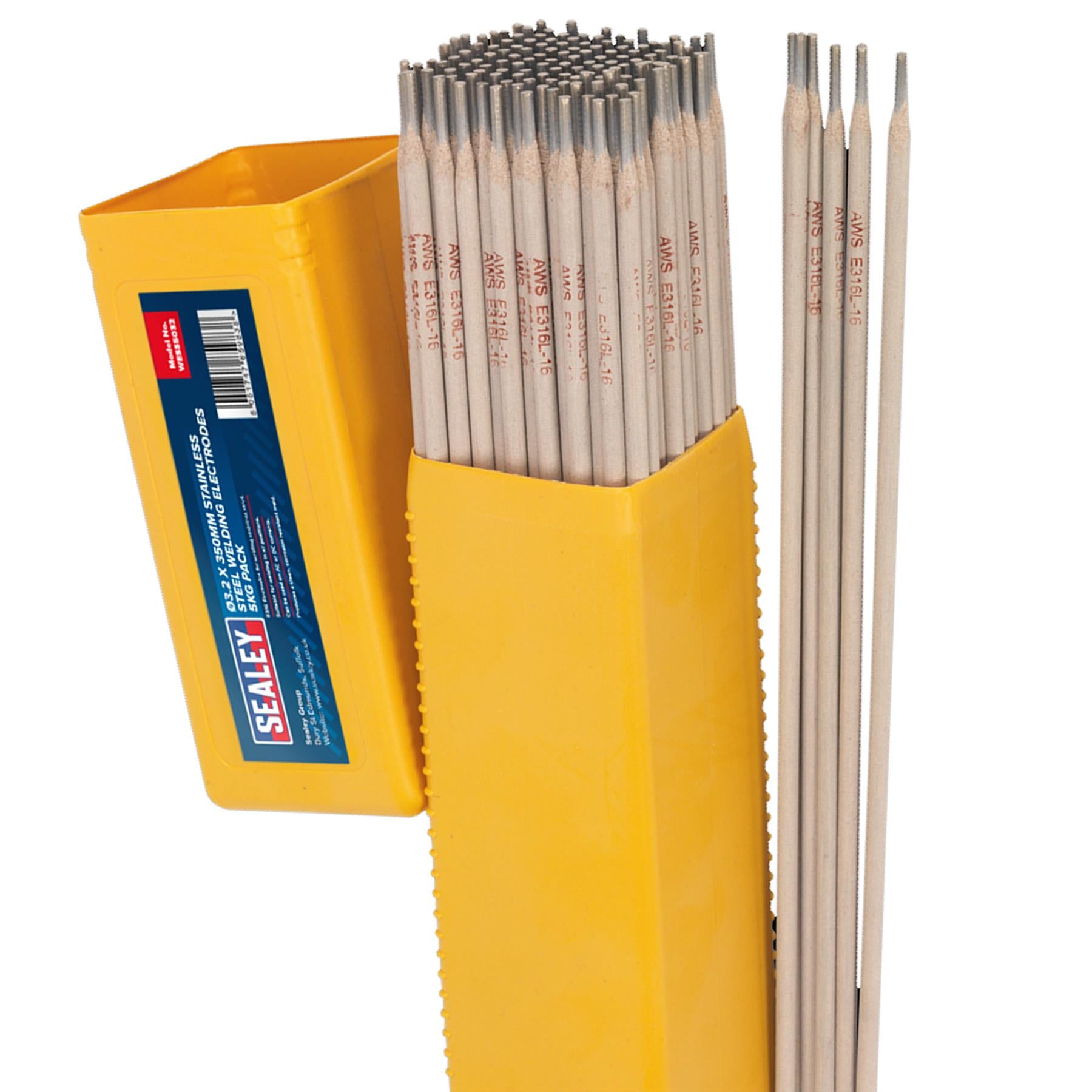 Sealey Welding Electrodes Stainless Steel 3.2 x 350mm 5kg Pack