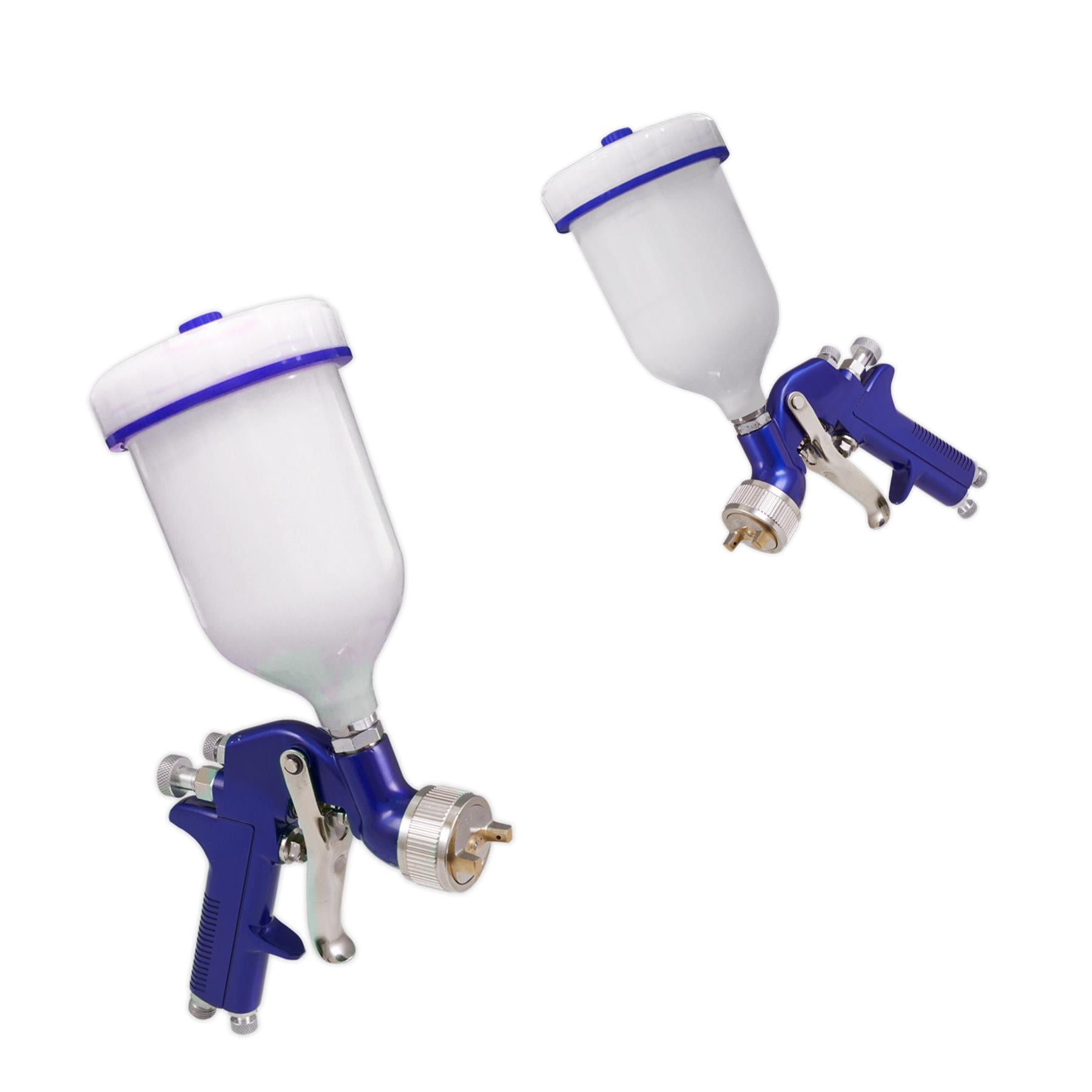 Sealey Gravity Feed Spray Gun 1.3mm Set-Up