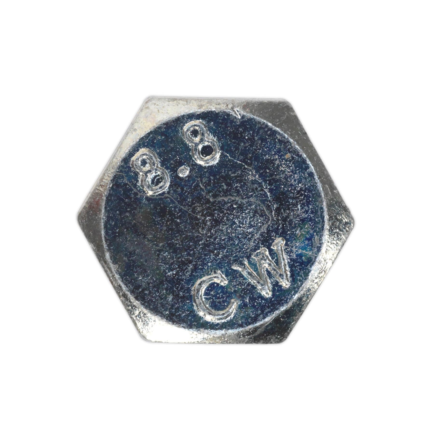 Sealey HT Setscrew M8 x 50mm 8.8 Zinc Pack of 50