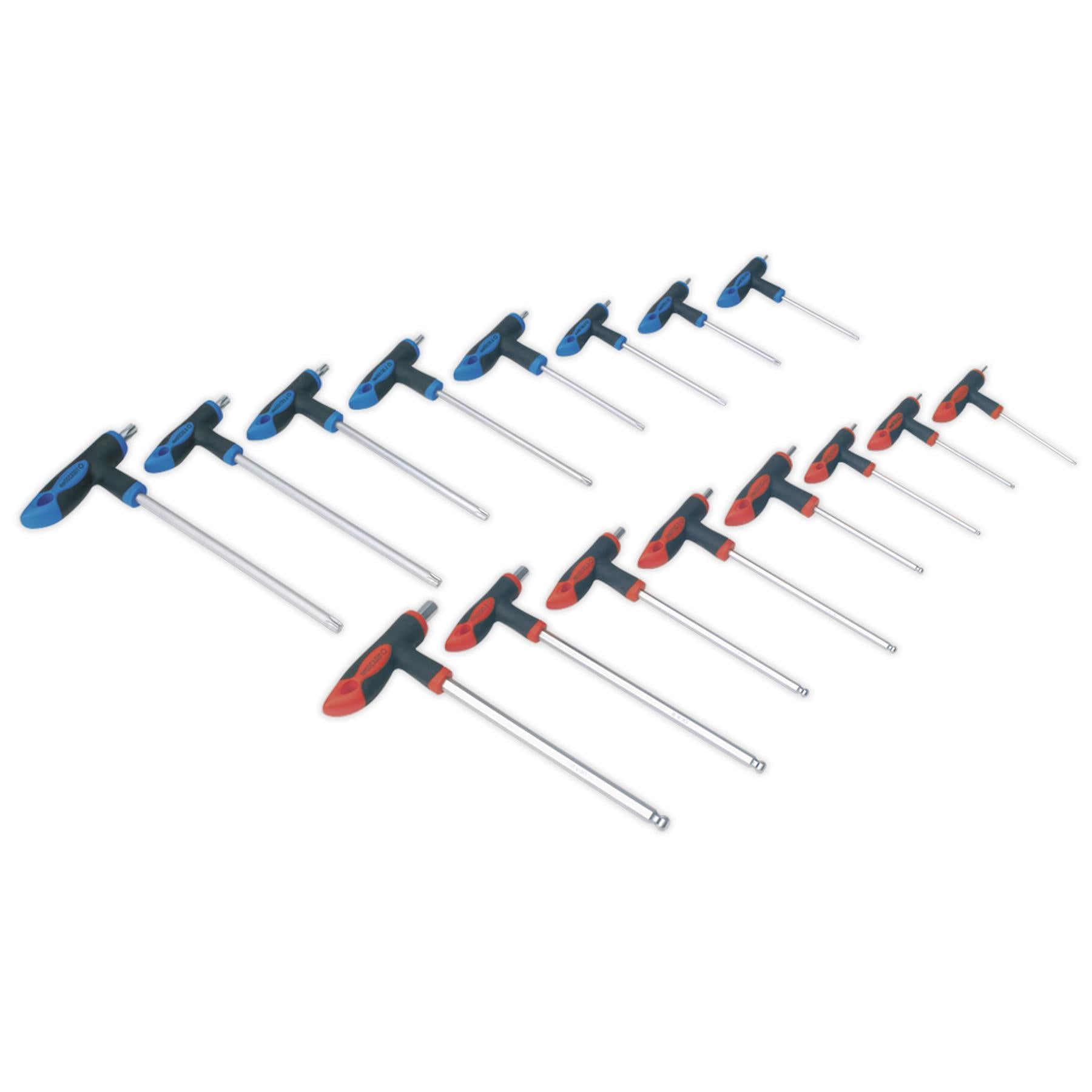 Sealey T-Handle TRX-Star* & Hex Key Set 16pc