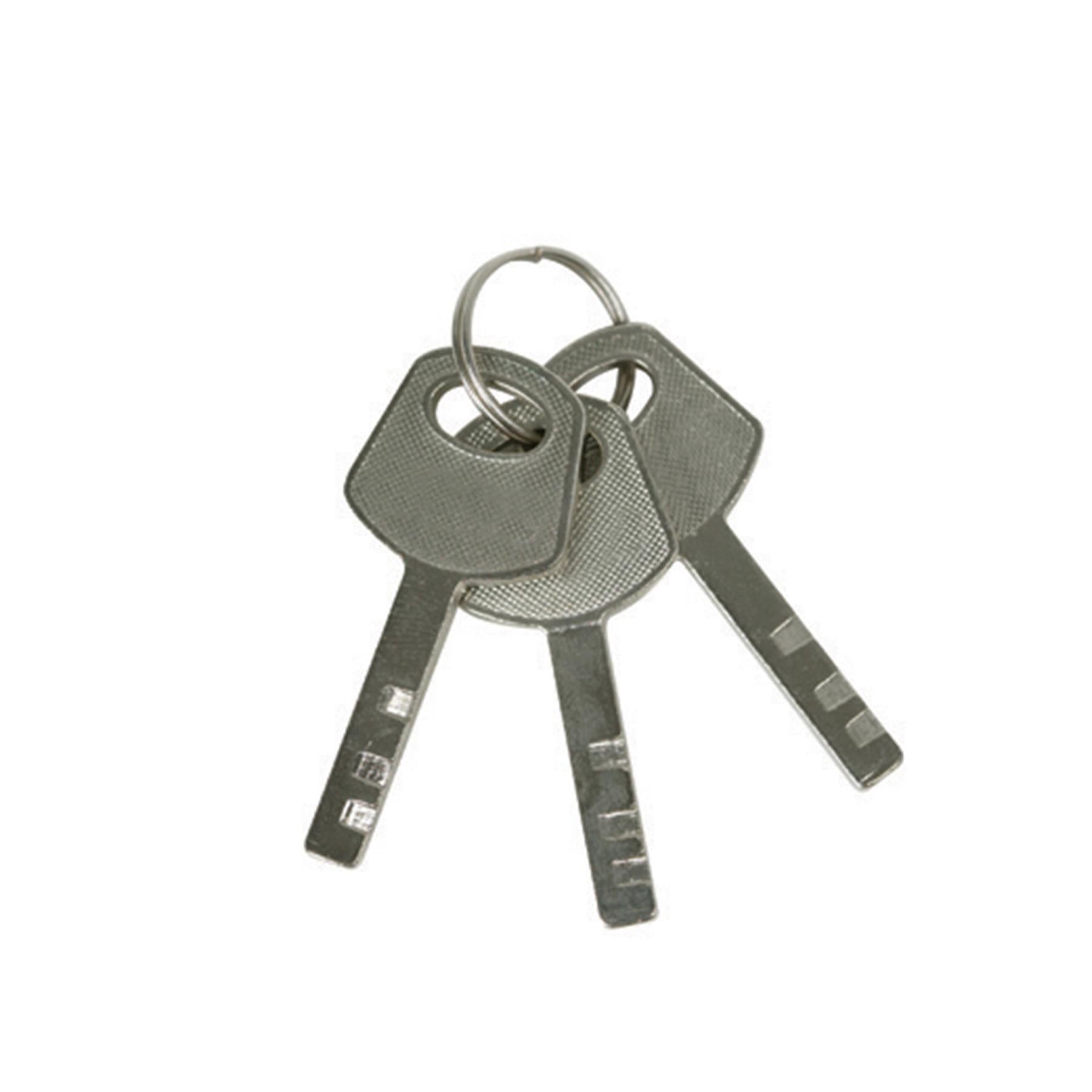 Heavy Duty 40mm Shackle Steel Padlock Long Home Office Safety Security 3 Keys