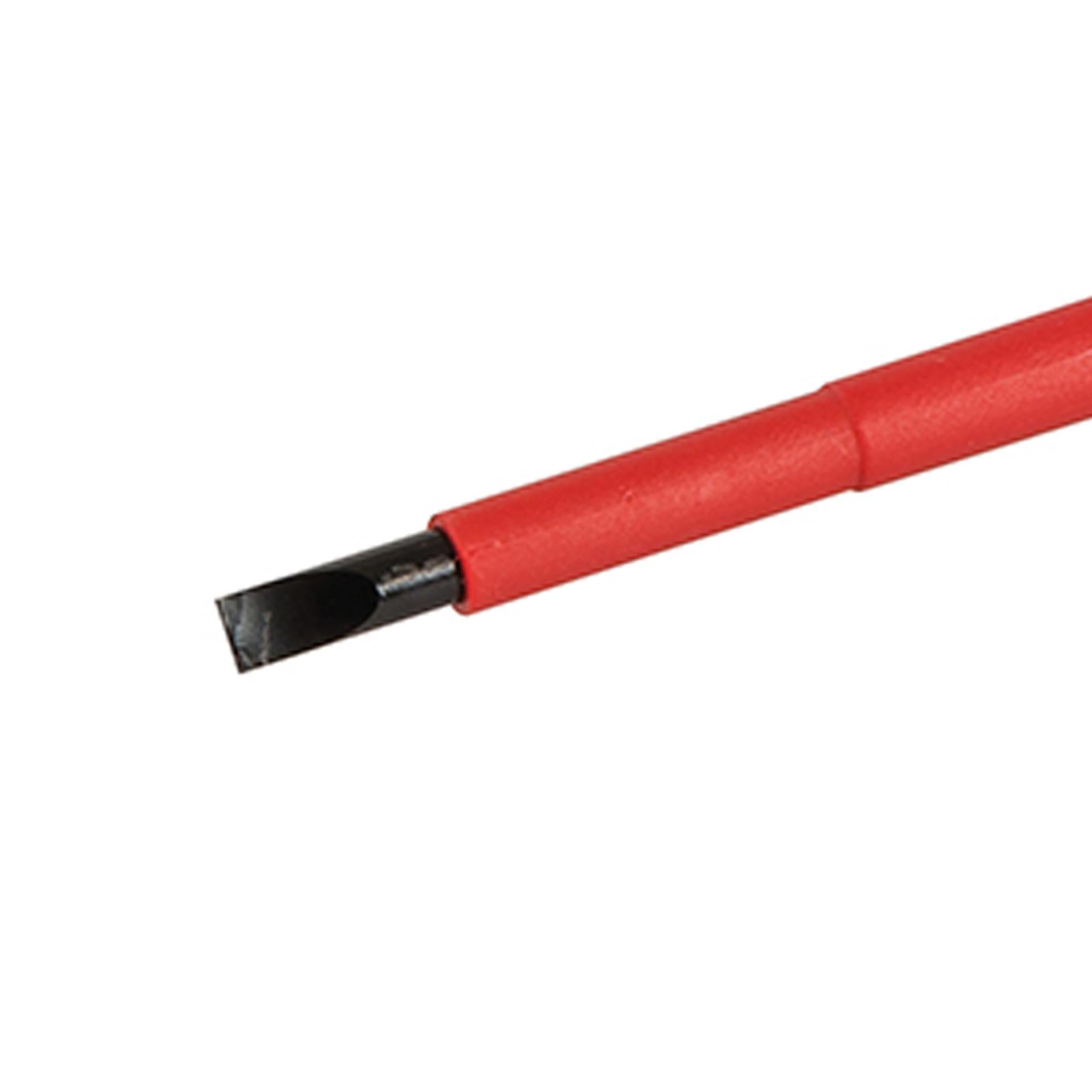 VDE Soft-Grip Electricians Screwdriver Slotted Ergonomic Handles 1.0 x5.5 x125mm