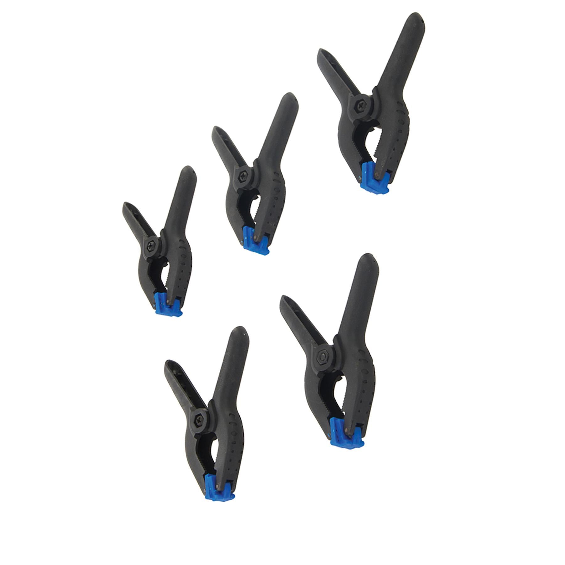 5Pk Spring Clamps 65mm Jaw Strong Woodwork Carpentry Market Stall Tent Marquee