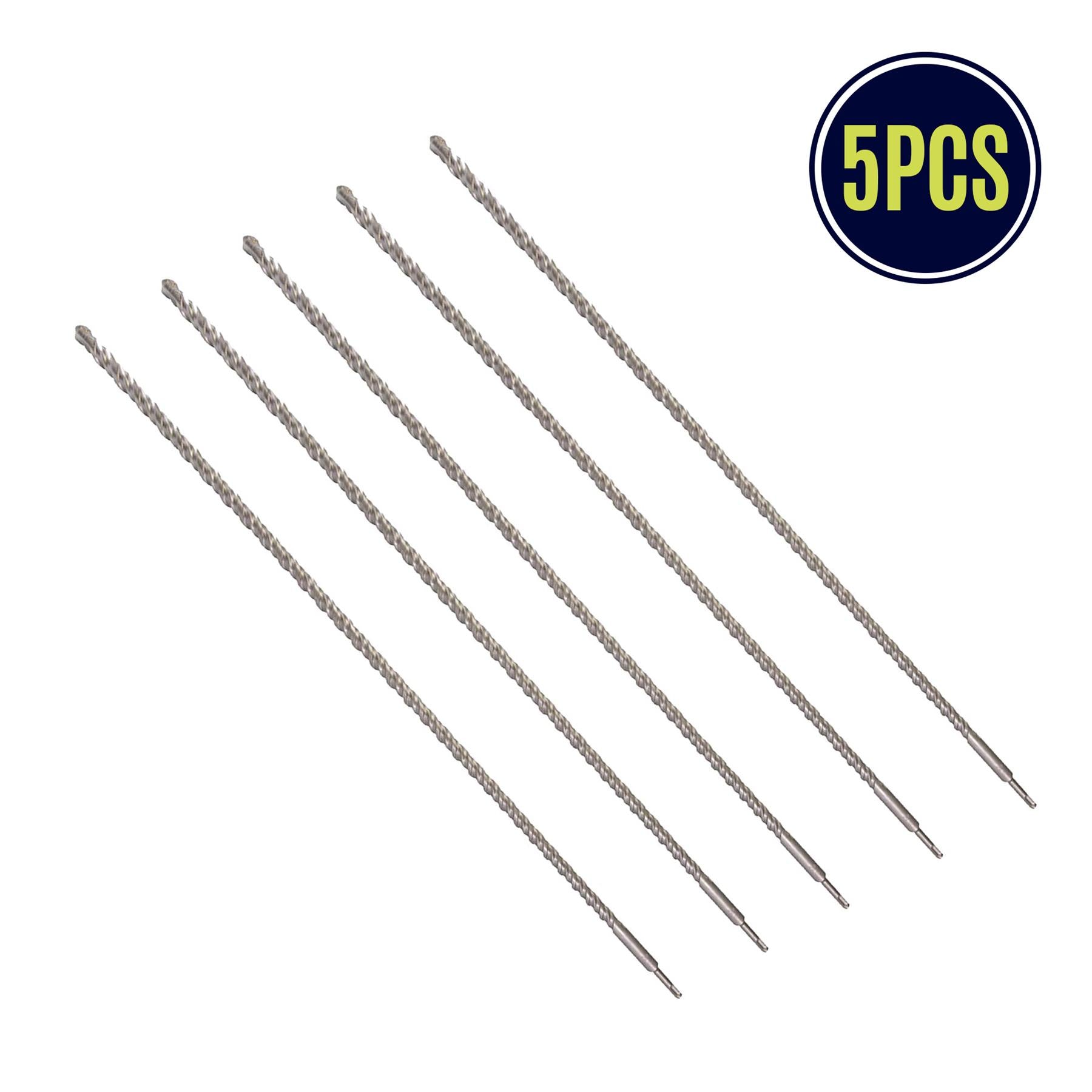 5 x SDS+ PLUS MASONRY DRILL BIT 20 x 1000mm, TUNGSTEN CARBIDE TIP, FOR STONE CONCRETE BRICK