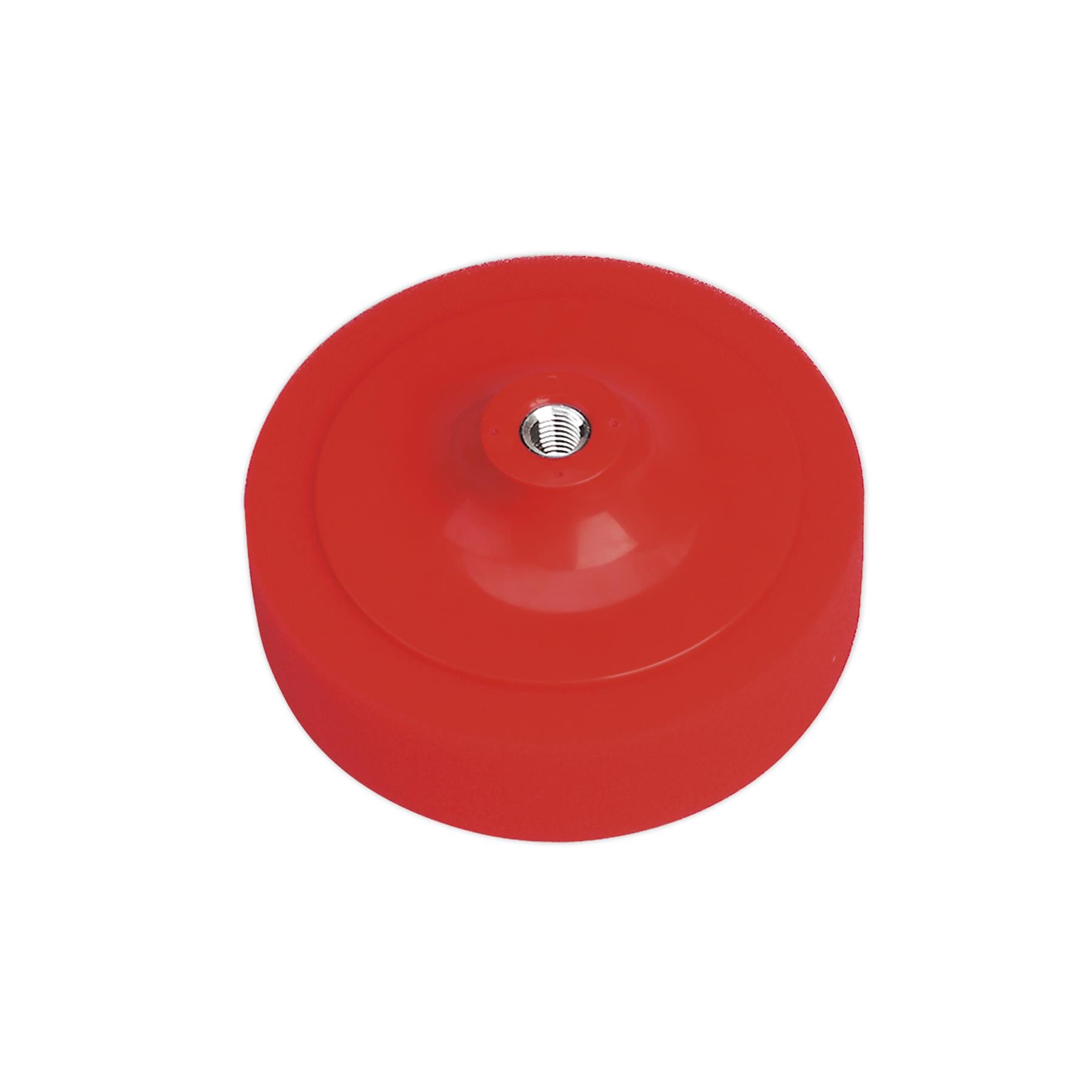 Sealey Buffing & Polishing Foam Head 150x50mm M14x2mm Red/U-Soft