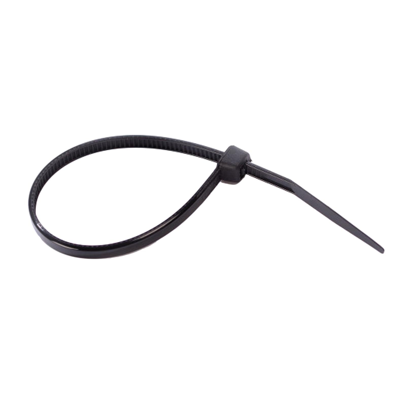 BlueSpot Cable Ties Black Cable Ties Zip Packaging Ties 100Pce 3.6mm x 150mm