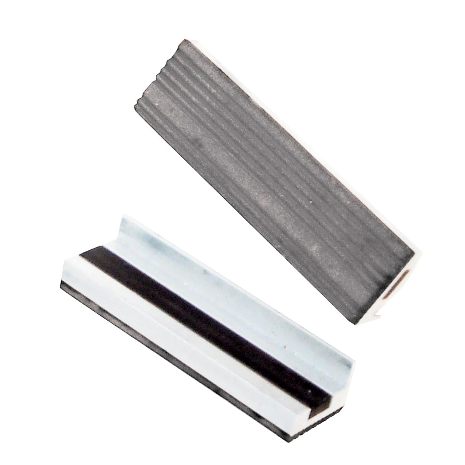 Soft Vice Jaws 100mm Non Marking Protection Woodwork Carpentry Magnetic Back
