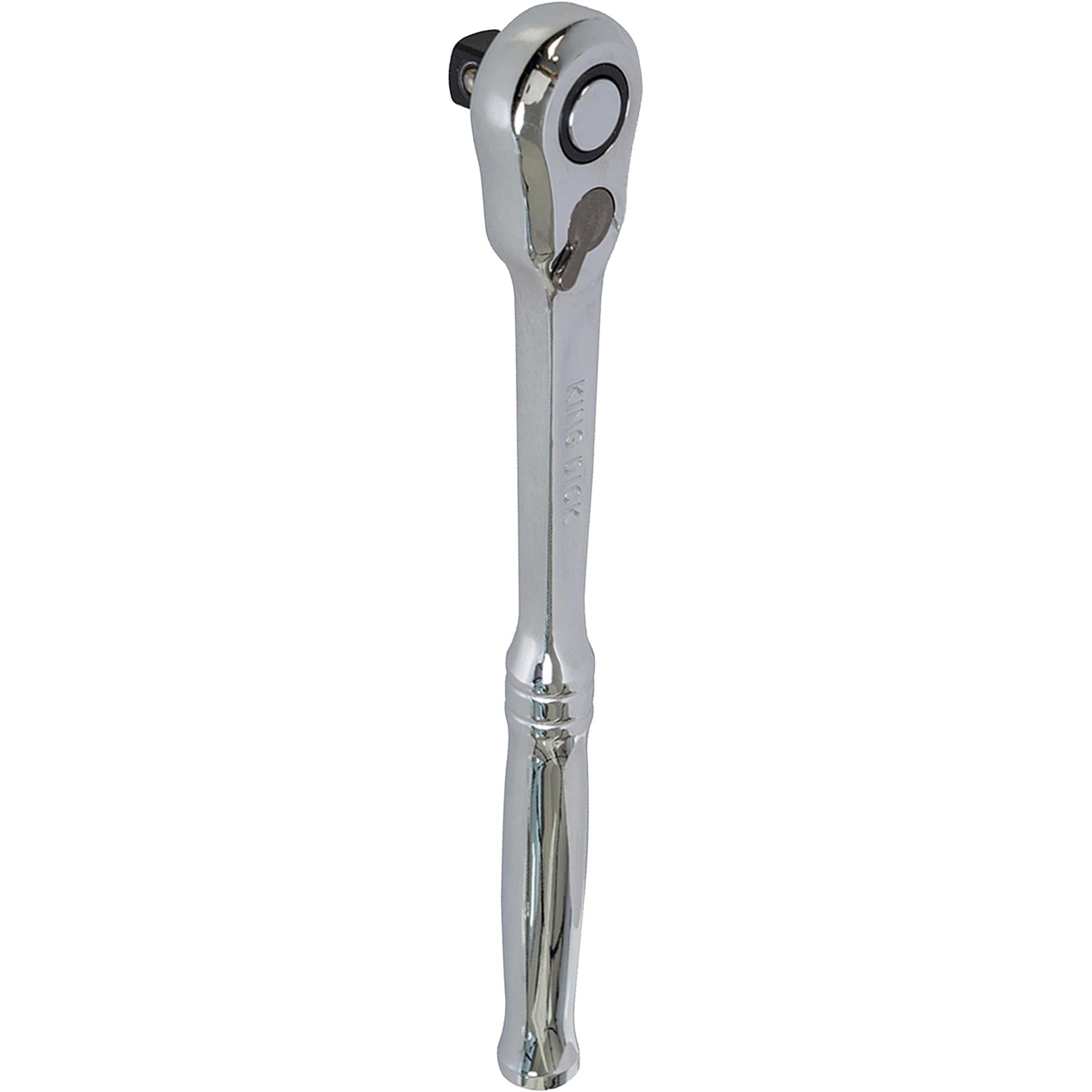 King Dick Full Chrome Reversible Ratchet SD 60 Teeth 1/2" Spanner