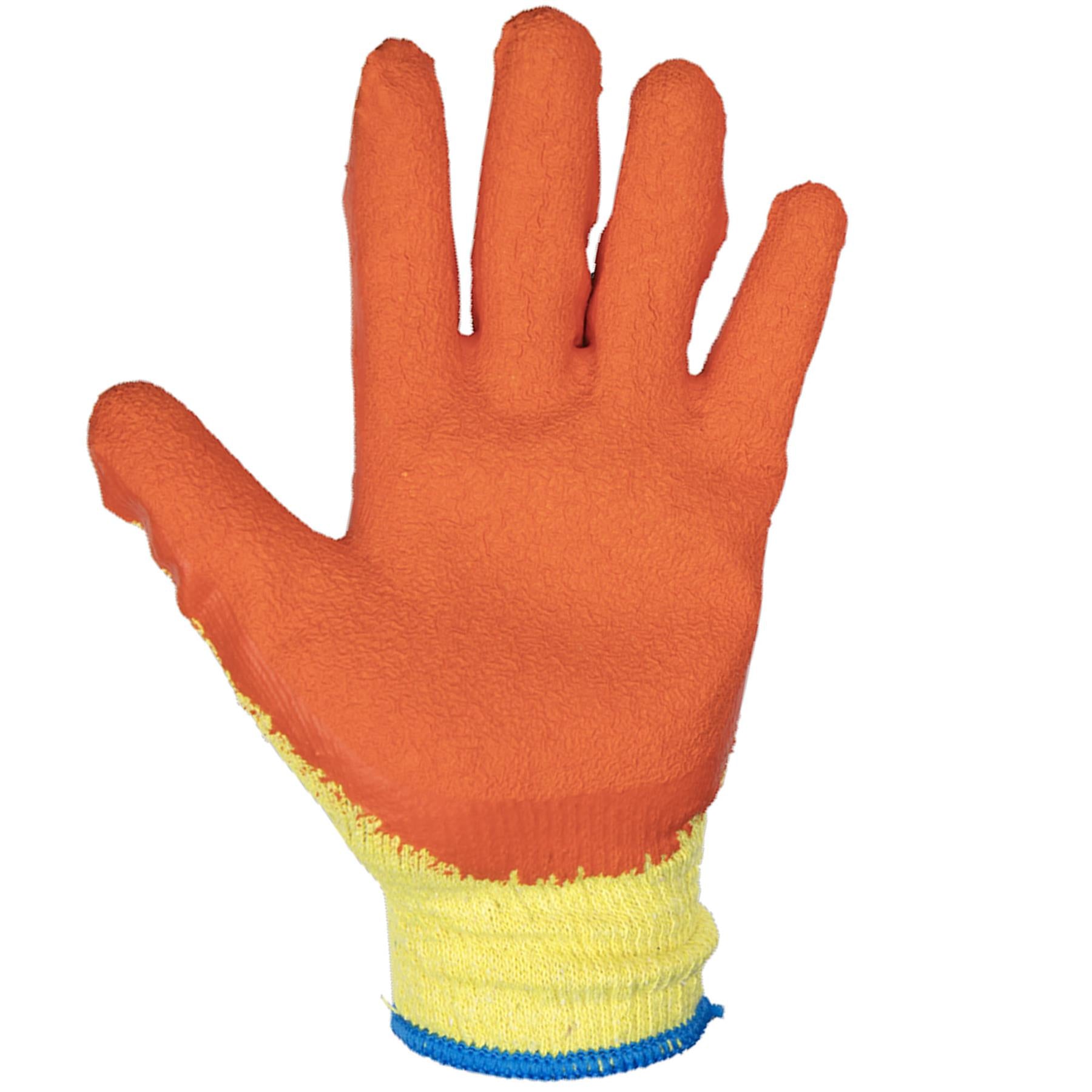 Sealey Super Grip Knitted Gloves Latex Palm (Large) -Pk of 120 Prs