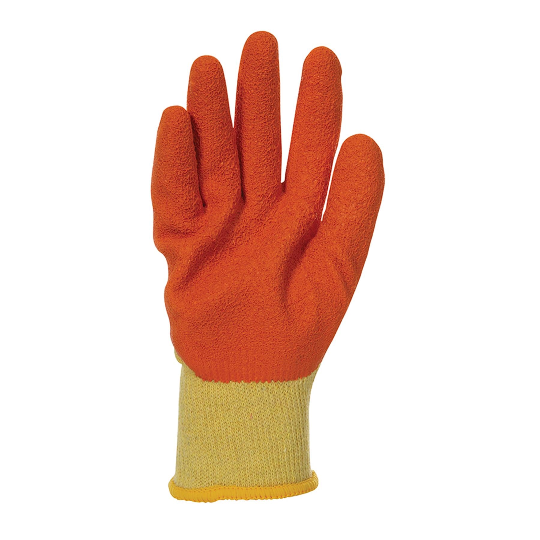 Silverline Latex Builders Gloves 12 Pairs XL 10