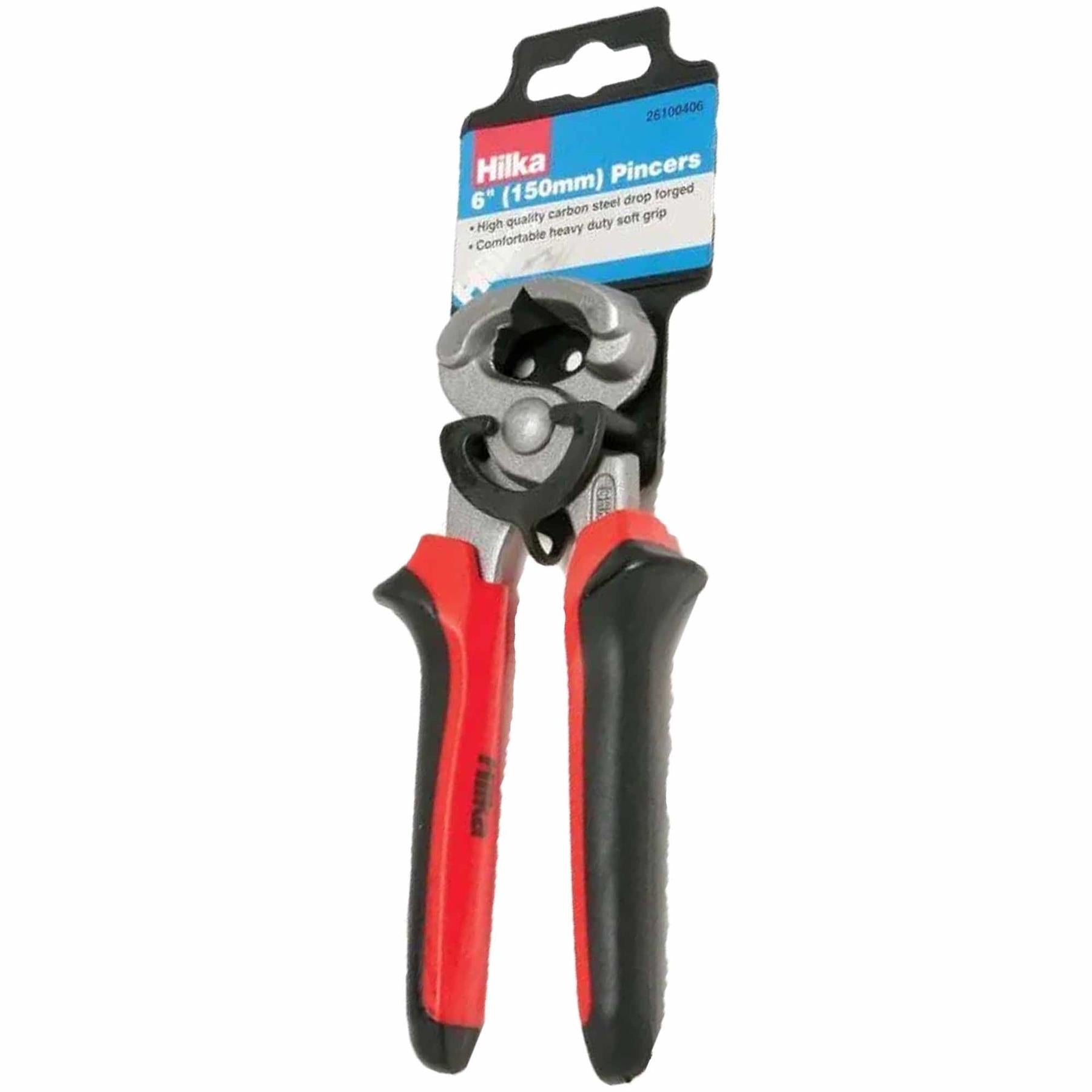 6" 150mm Carpenter Pincer Soft Grip Handle Nail Remover Tool