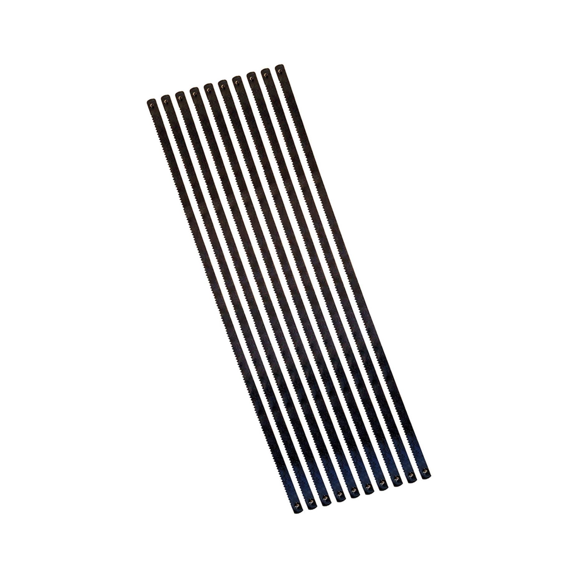 10Pk Coping Saw Blades 170mm 14Tpi Thin Precision Ground Teeth Pinned Ends