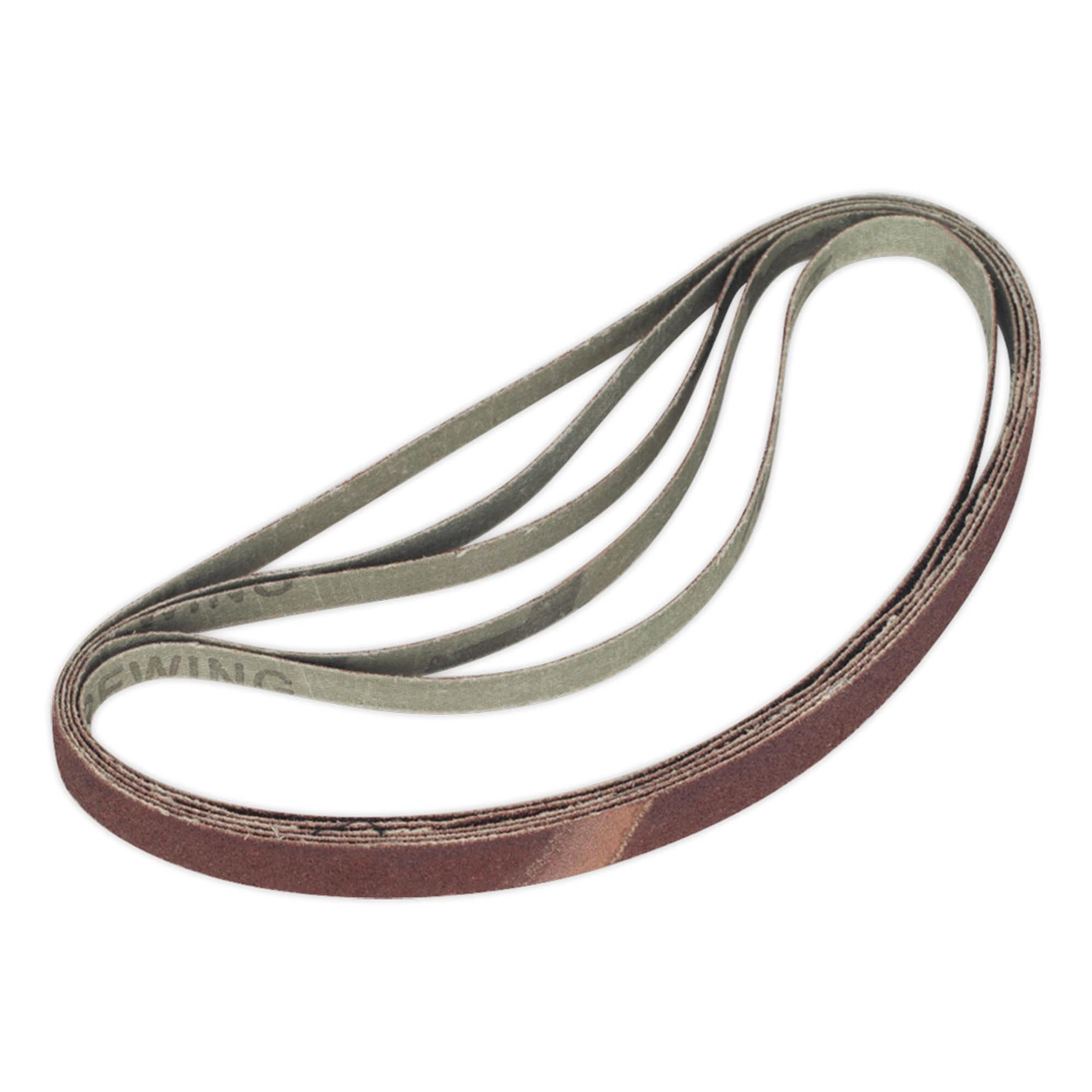 Sealey Sanding Belt 12 x 456mm 80Grit Pack of 5