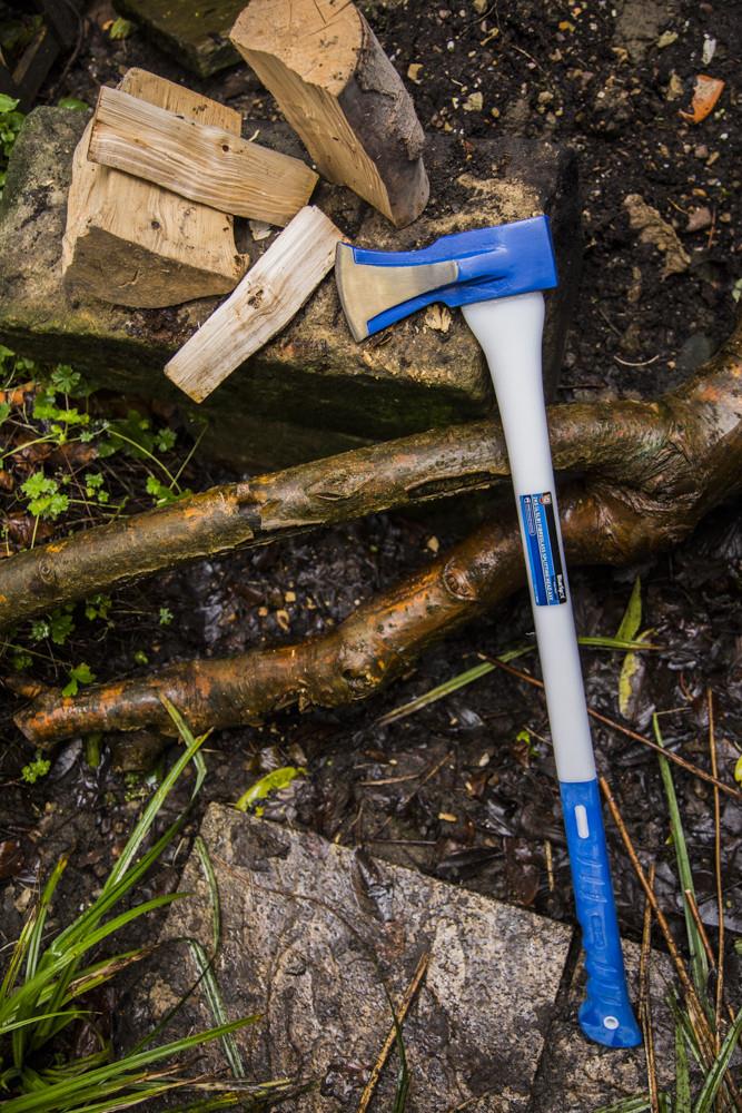 Bluespot 4.5lb Wood Splitting Axe Fibreglass Shaft Anti Jam Head *Lifetime Warranty*