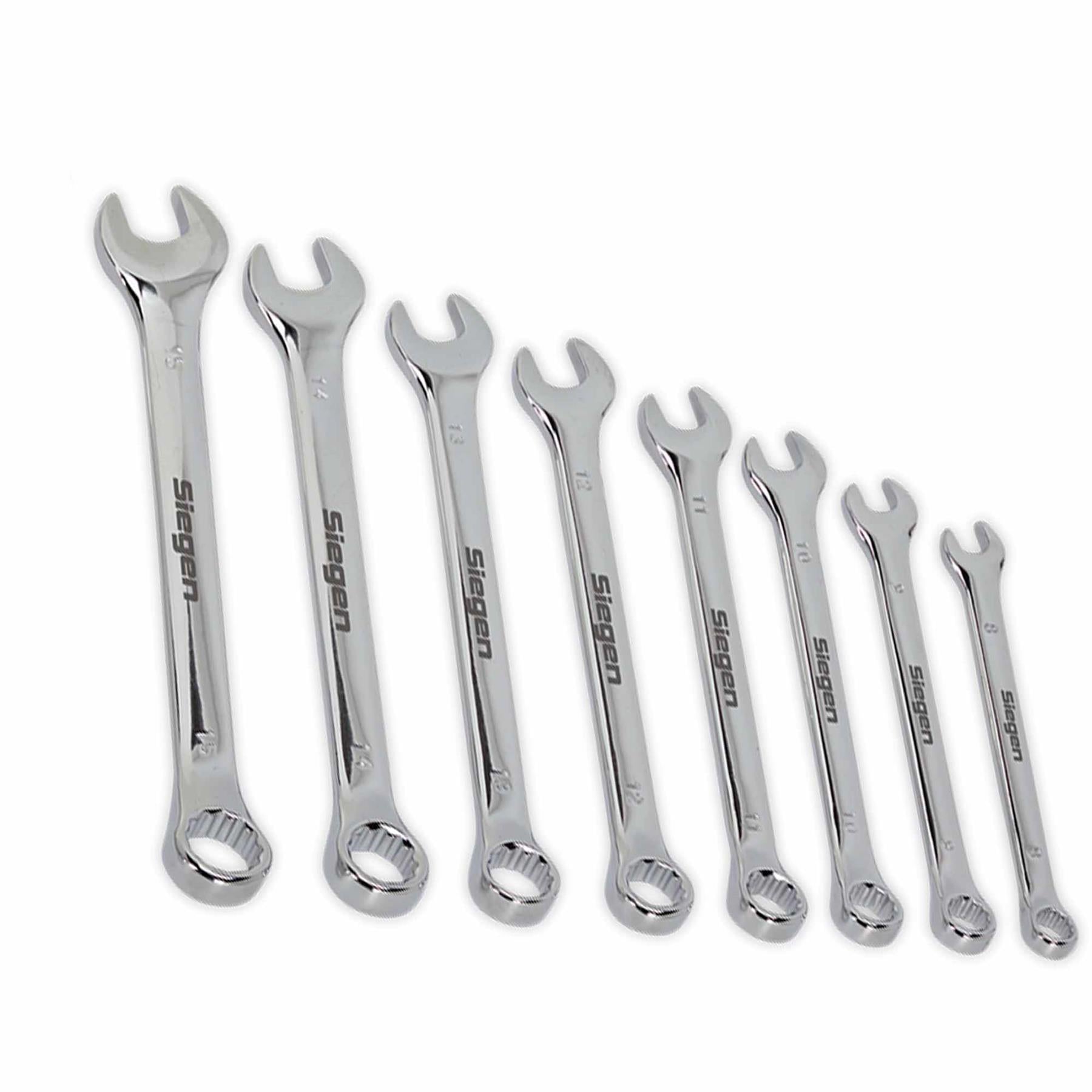 Sealey Combination Spanner Set 12pc Metric