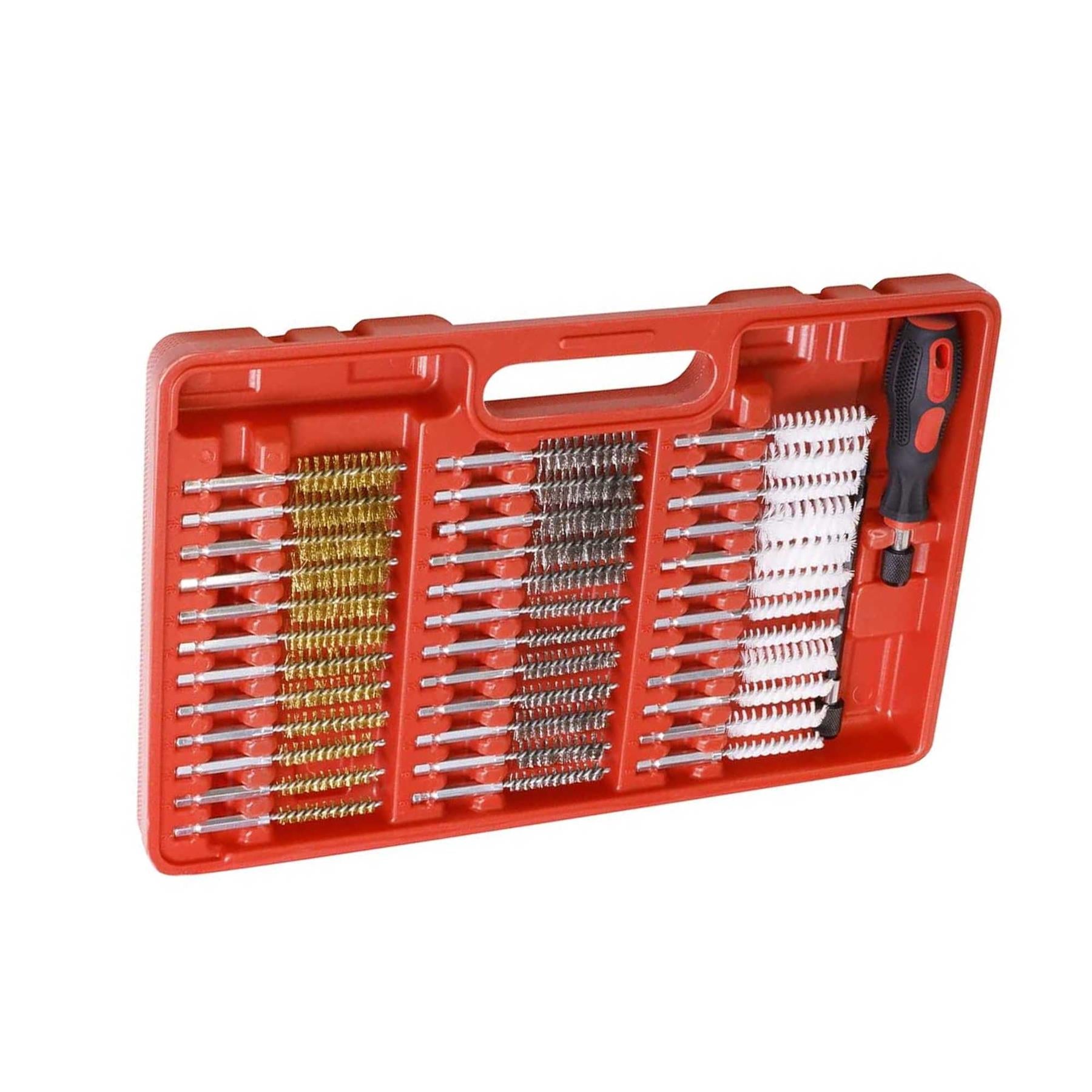 Sealey 38pc Cleaning Brush Set Injector Bore