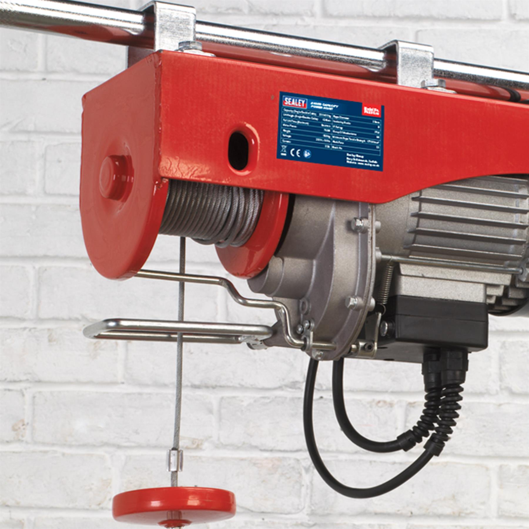 Sealey Power Hoist 230V/1ph 400kg Capacity