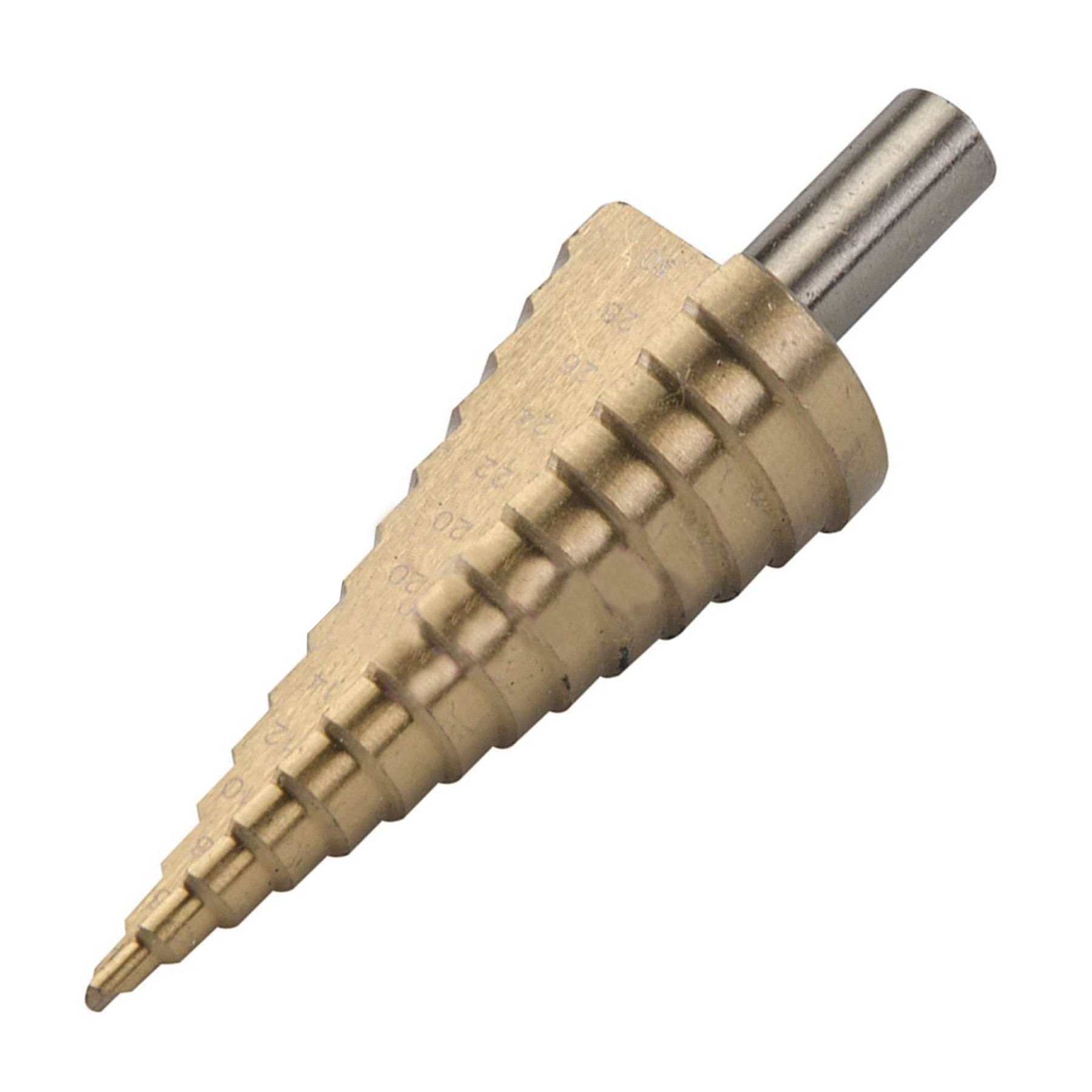 Titanium-Plated Hss Step Drill Bit 4mm - 30mm DIY Tools Produces Accurate Holes