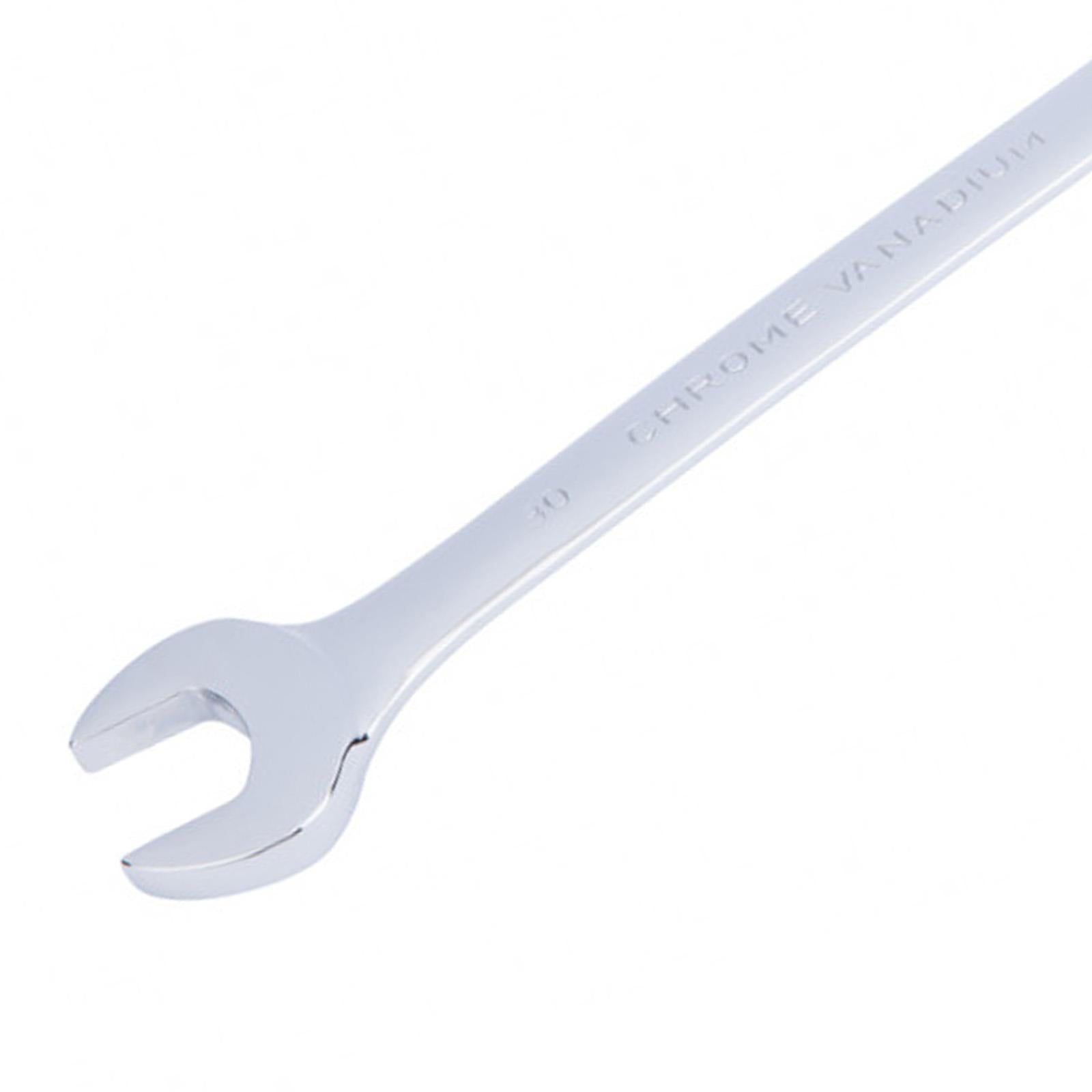 BlueSpot 30mm Fully Polished Chrome Vanadium Spanner Open Ended Head Spanner