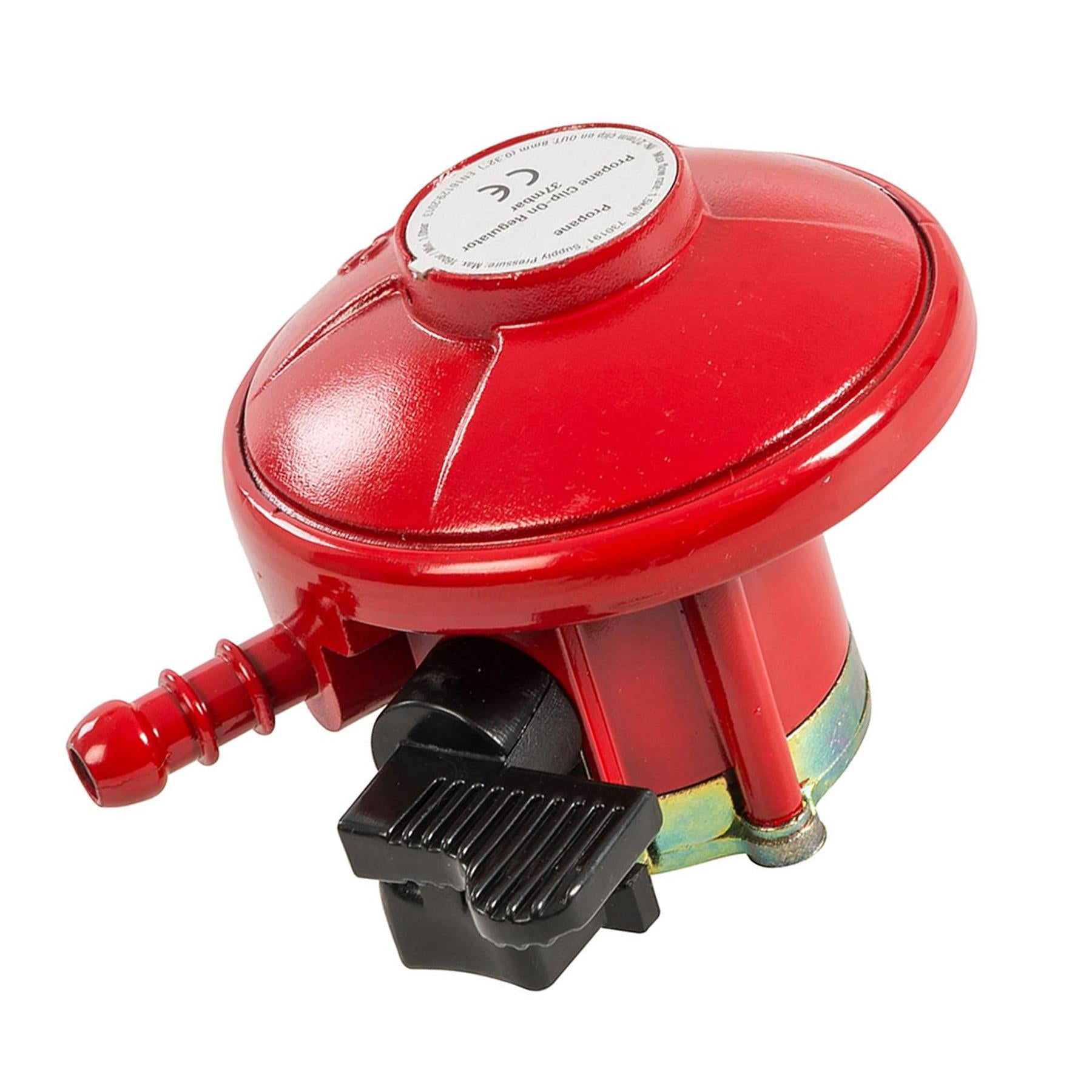 Propane Clip-On Regulator 27mm - 37Mbar Attaches To Propane Gas Tank Kit