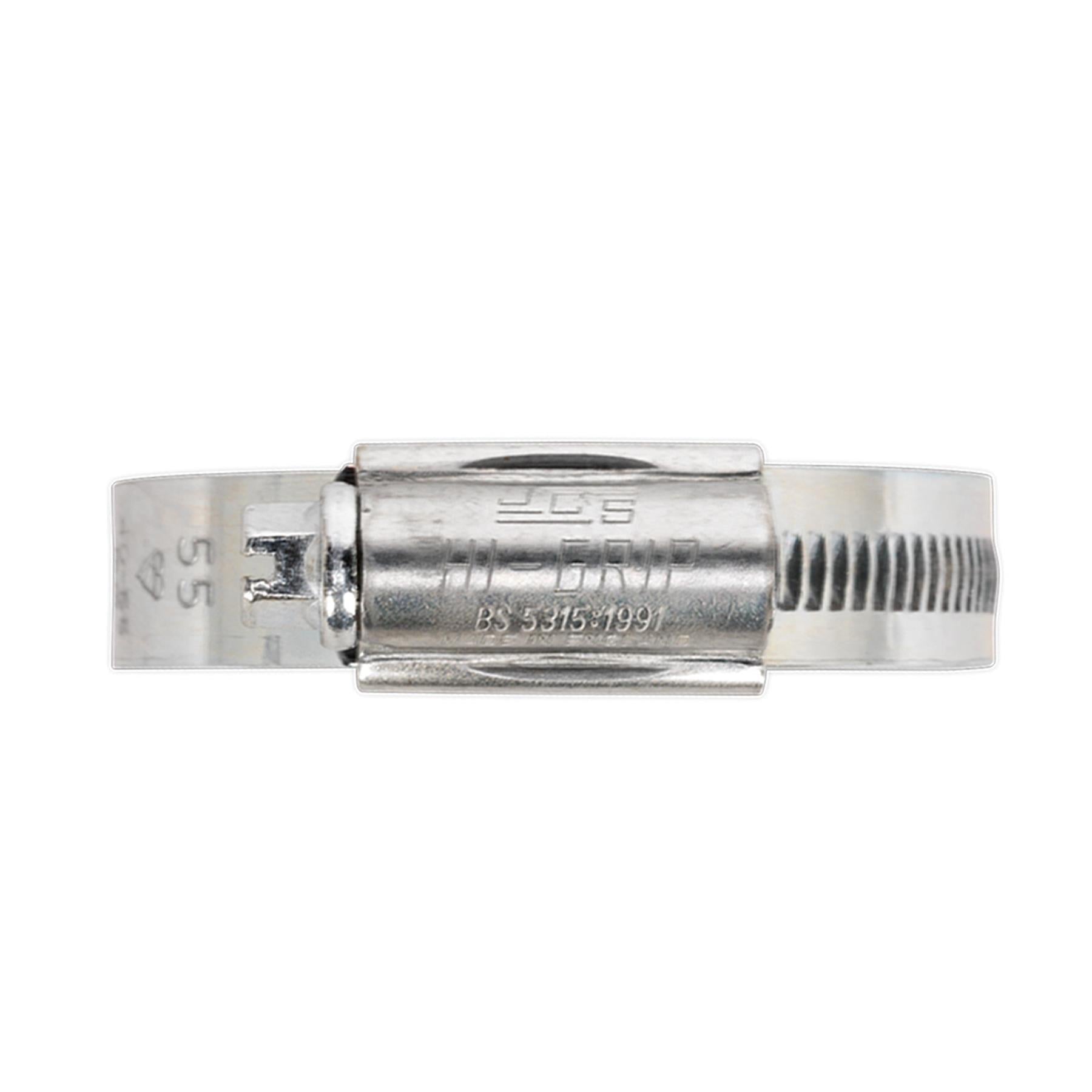 Sealey HI-GRIP Hose Clip Zinc Plated �55-70mm Pack of 10