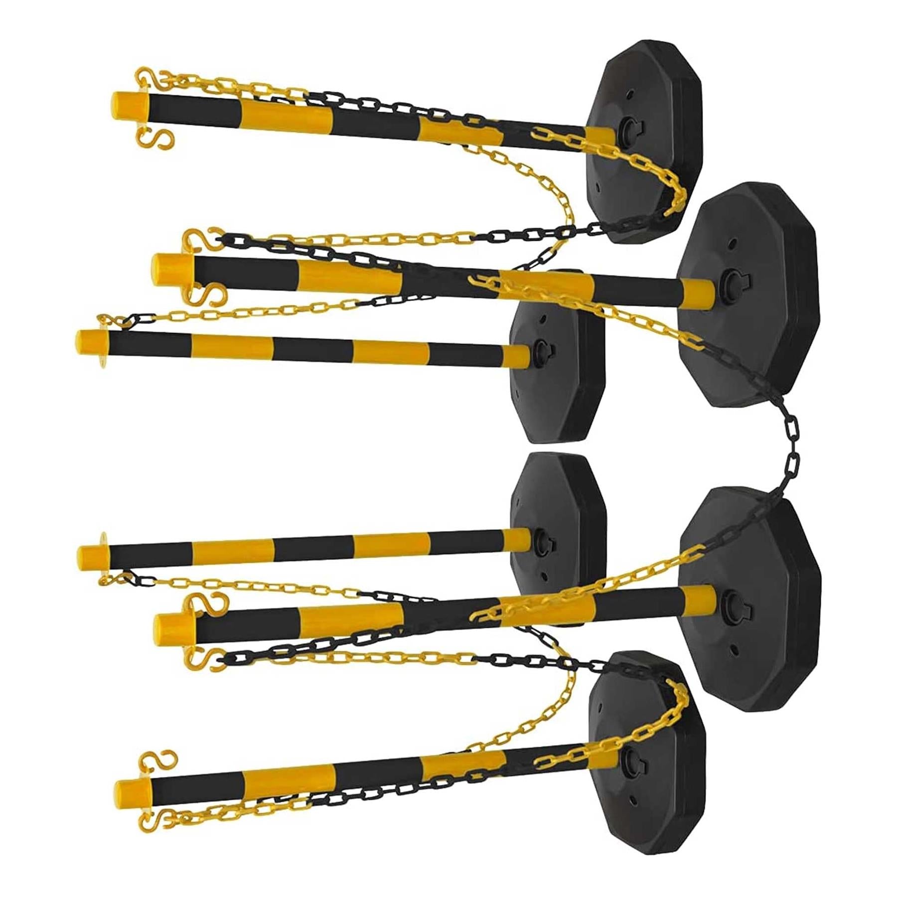 Sealey Black/Yellow Post & Chain Kit 25m