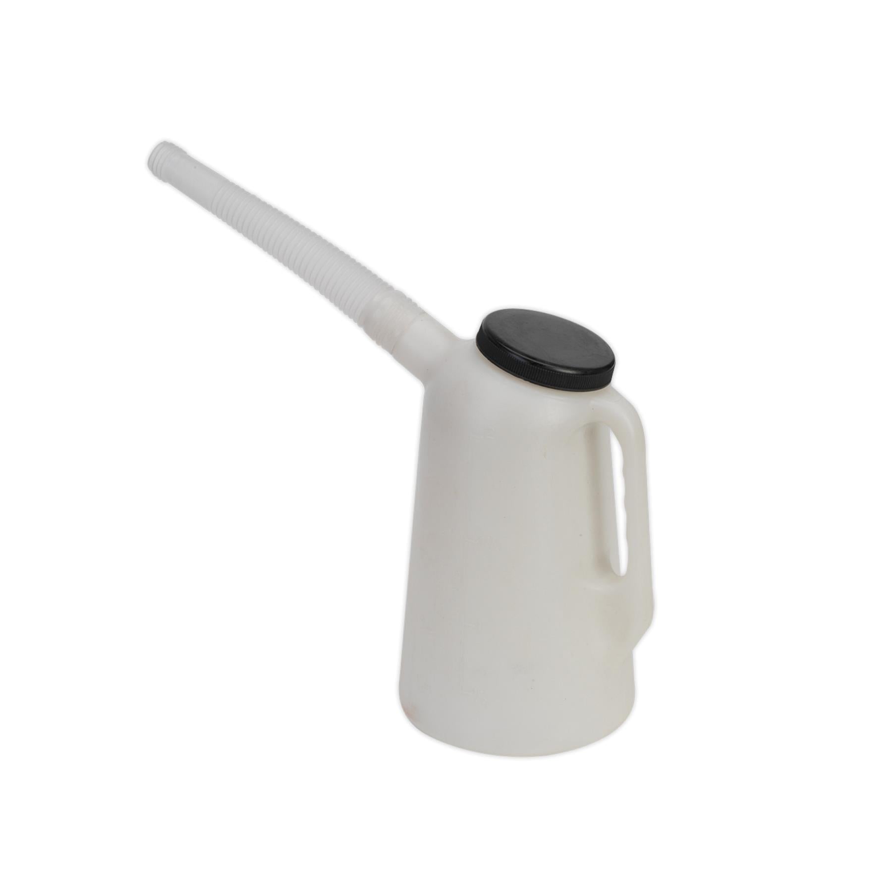 Sealey Oil Container with Lid & Flexi-Spout 2L