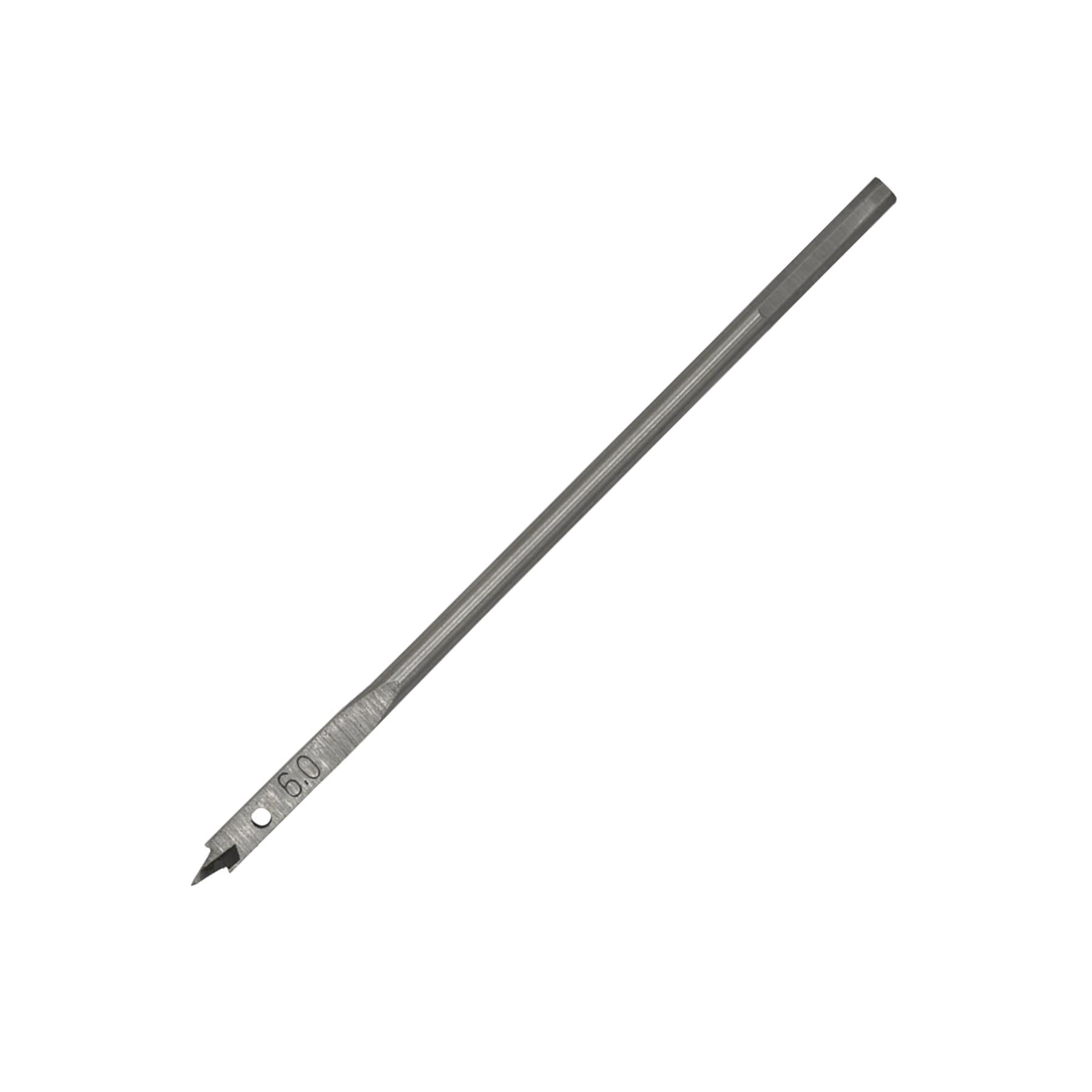 Sealey Flat Wood Bit Ø6mm x 152mm Fully Hardened