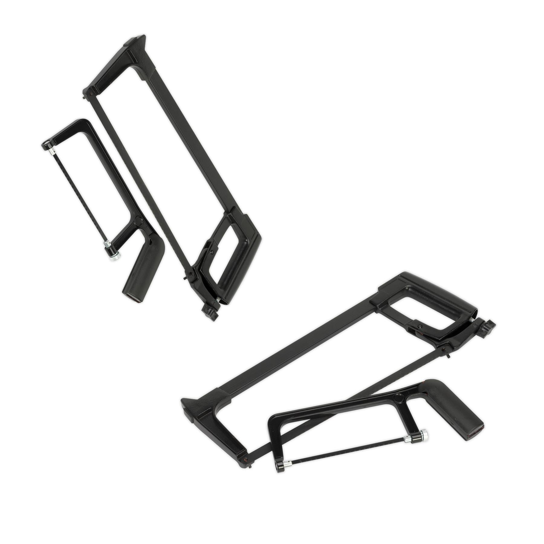 Sealey Engineer's Hacksaw Set 2pc Lightweight Aluminium Frame.