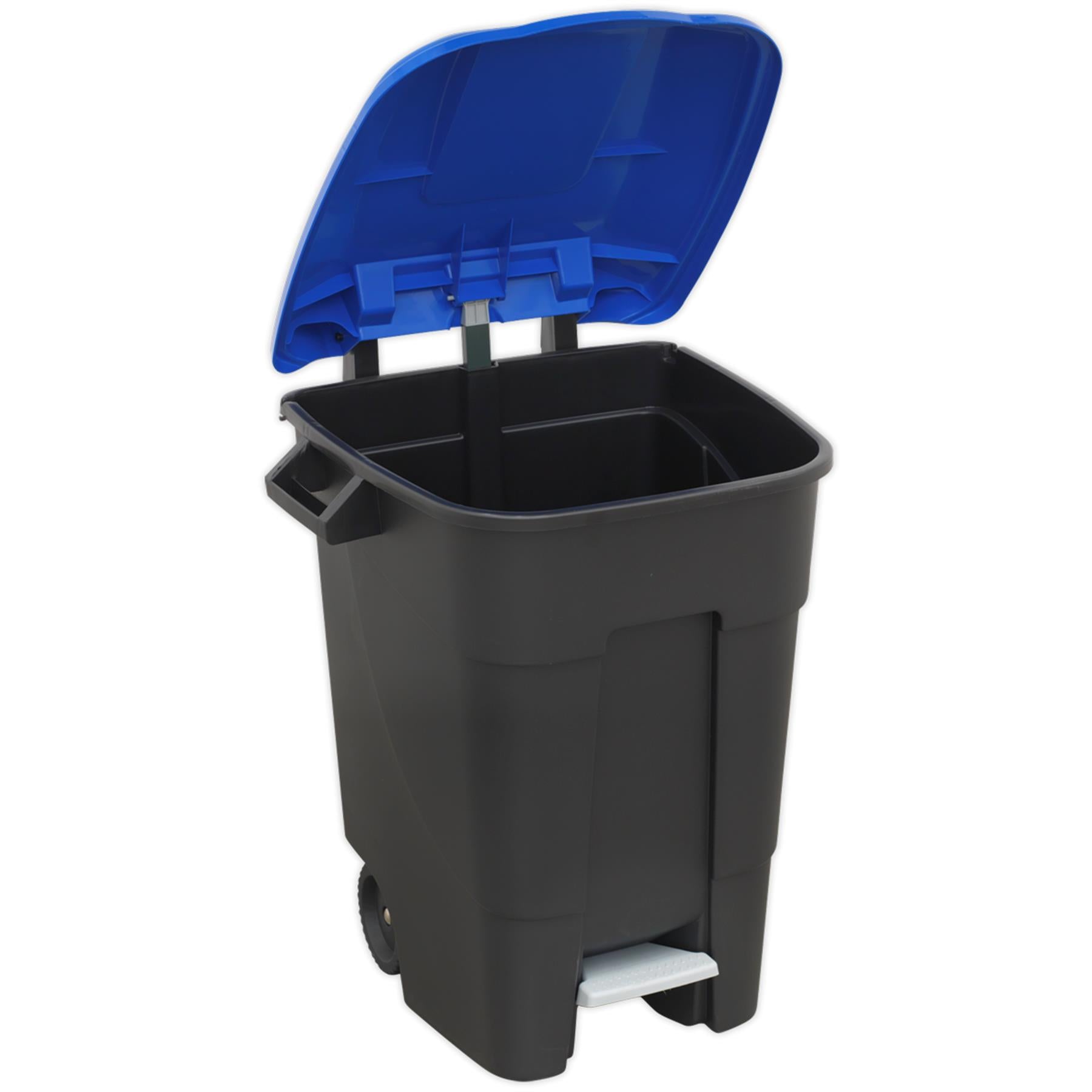 Sealey Refuse/Wheelie Bin with Foot Pedal 100L - Blue