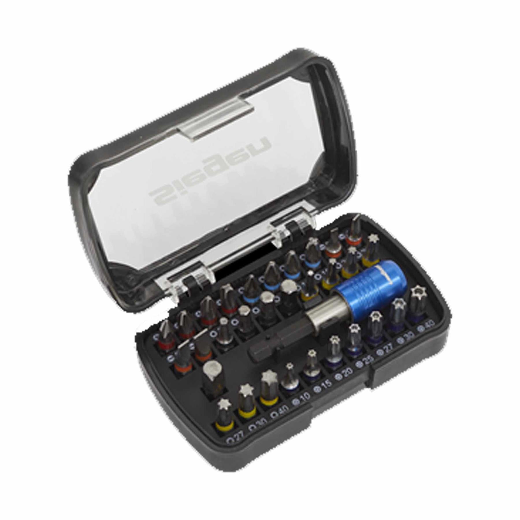 Sealey Power Tool Bit Set 32pc Colour-Coded S2