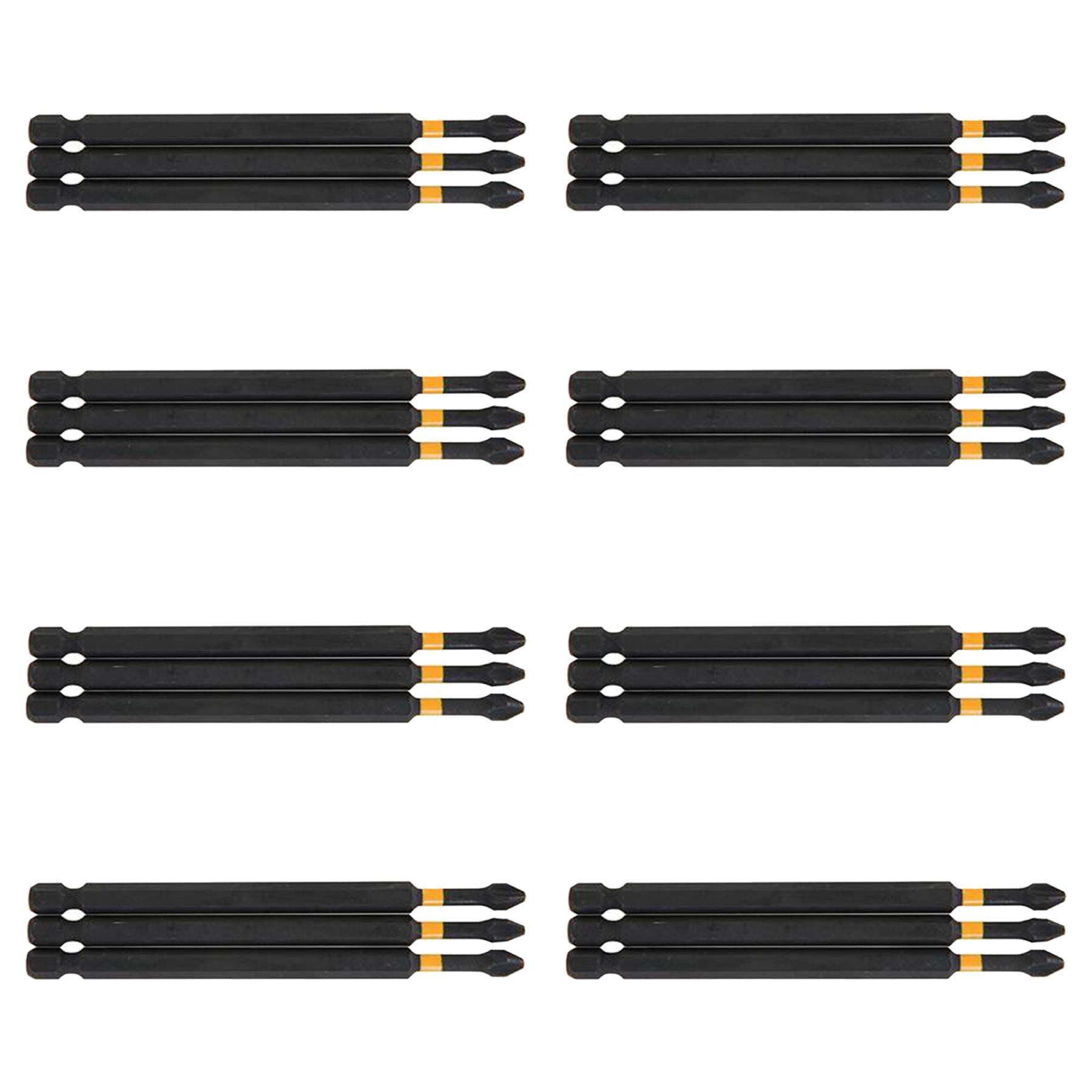 24x PH2 High Torque Impact Bit Drill Driver Screwdriver Bits Sets 110mm