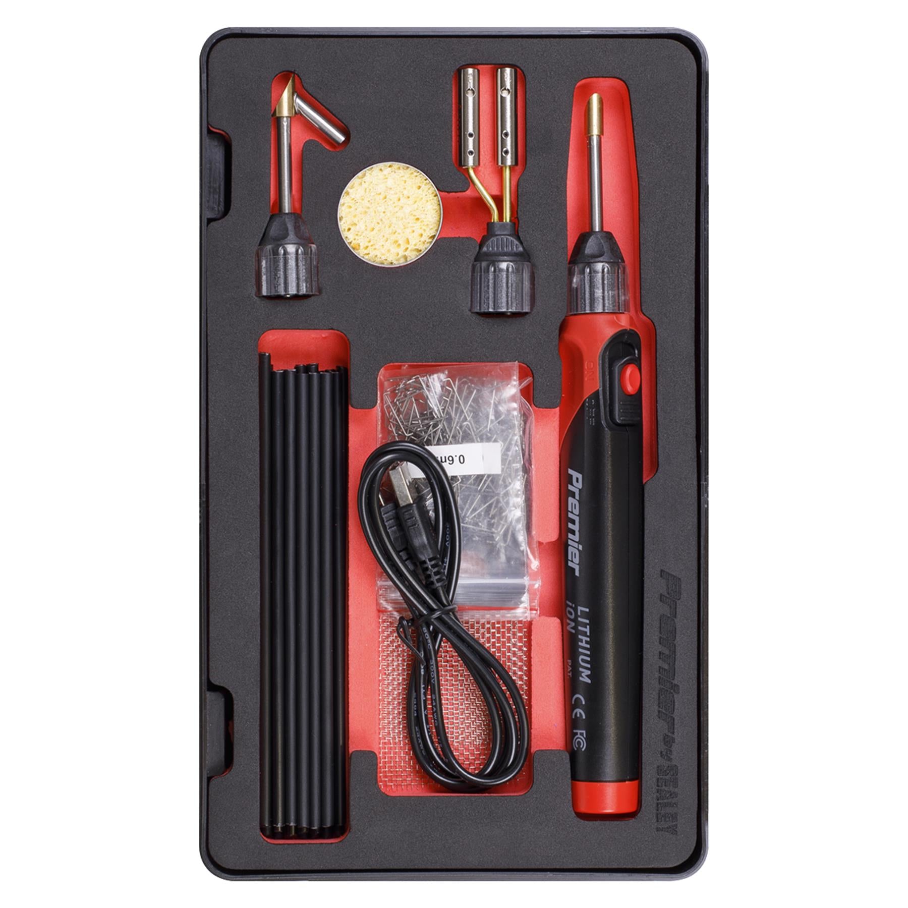 Sealey Lithium-ion Rechargeable Plastic Welding Repair Kit 30W