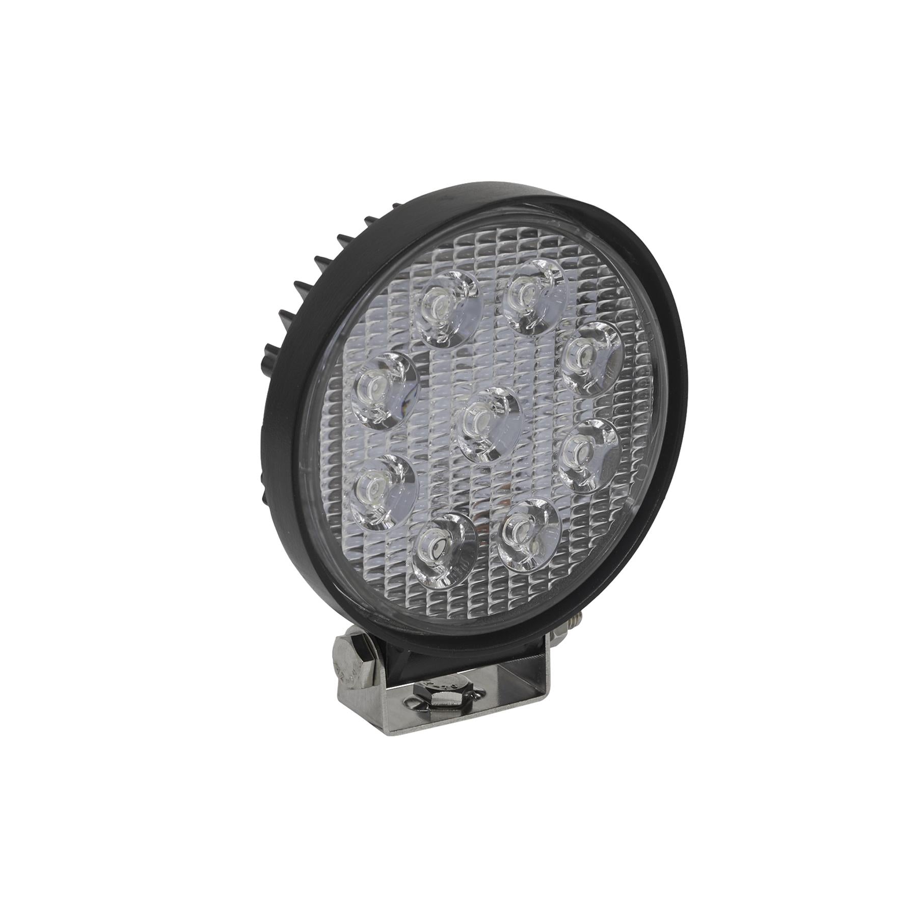 Sealey Round Work Light with Mounting Bracket 27W LED
