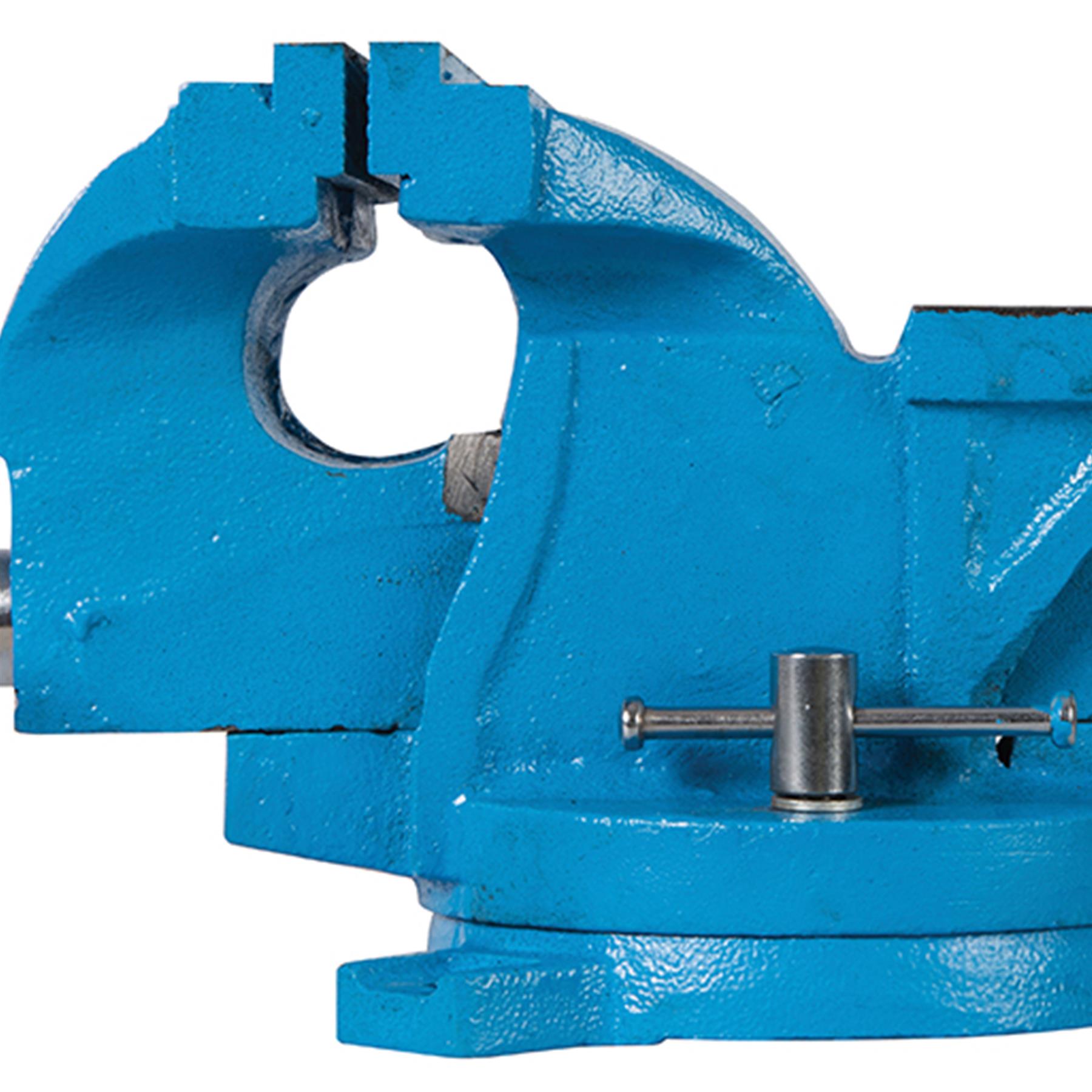 Engineers Vice Swivel Base 100mm (4") 8Kg Hardened Steel Jaw Plates