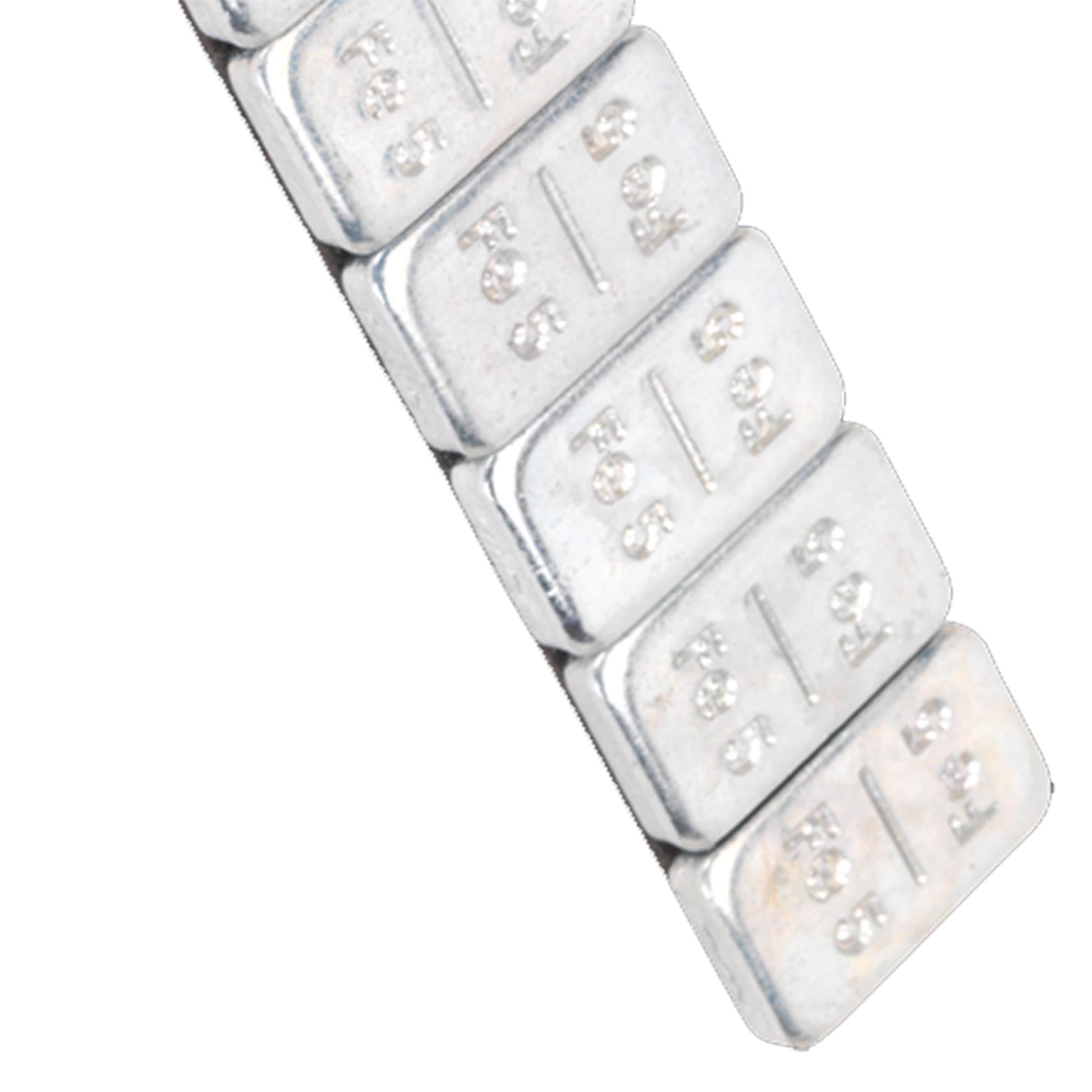 Wheel Weight 5g Adhesive Zinc Plated Steel Pack of 100x12 Sealey