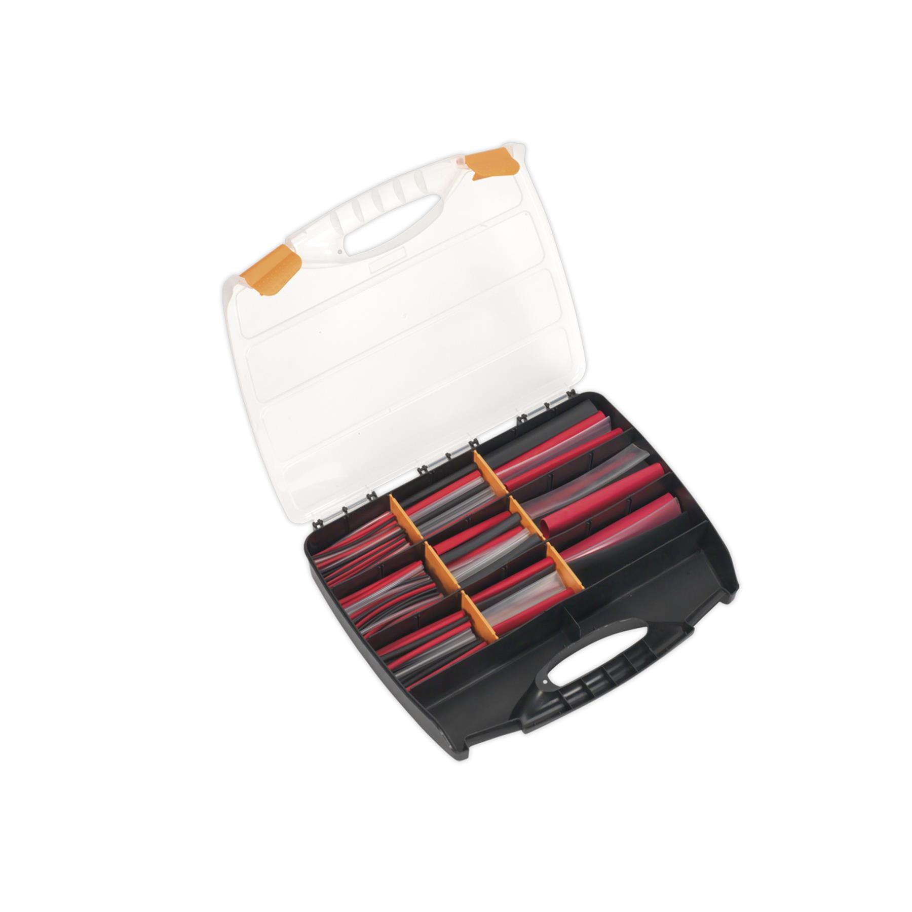 Sealey Heat Shrink Tubing Asst 261pc Mixed Clrs Adh Lined 100&150mm