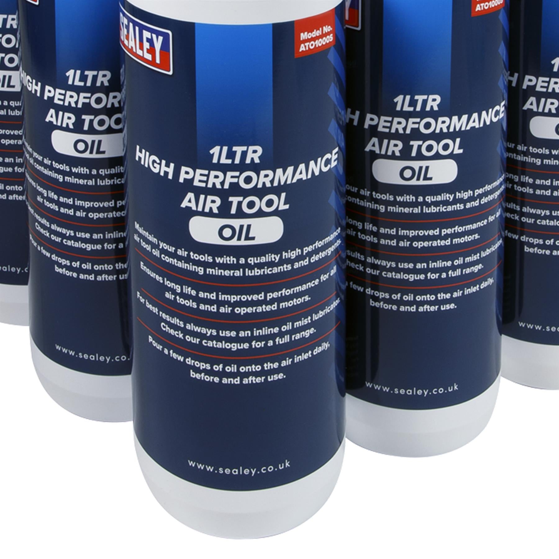 Sealey Air Tool Oil 1L Pack of 12 Quality High Performance air tool oil