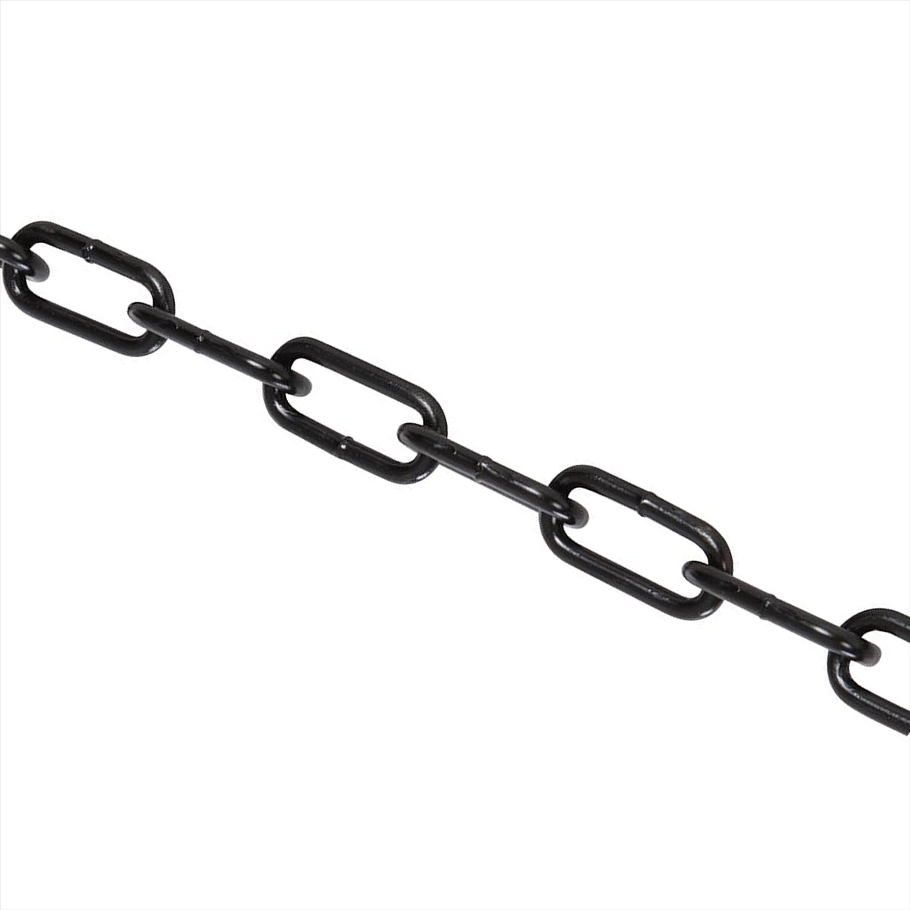 Japanned Chain 4mm x 2.5m Corrosion Resistant & Weatherproof Japanned Chain Black