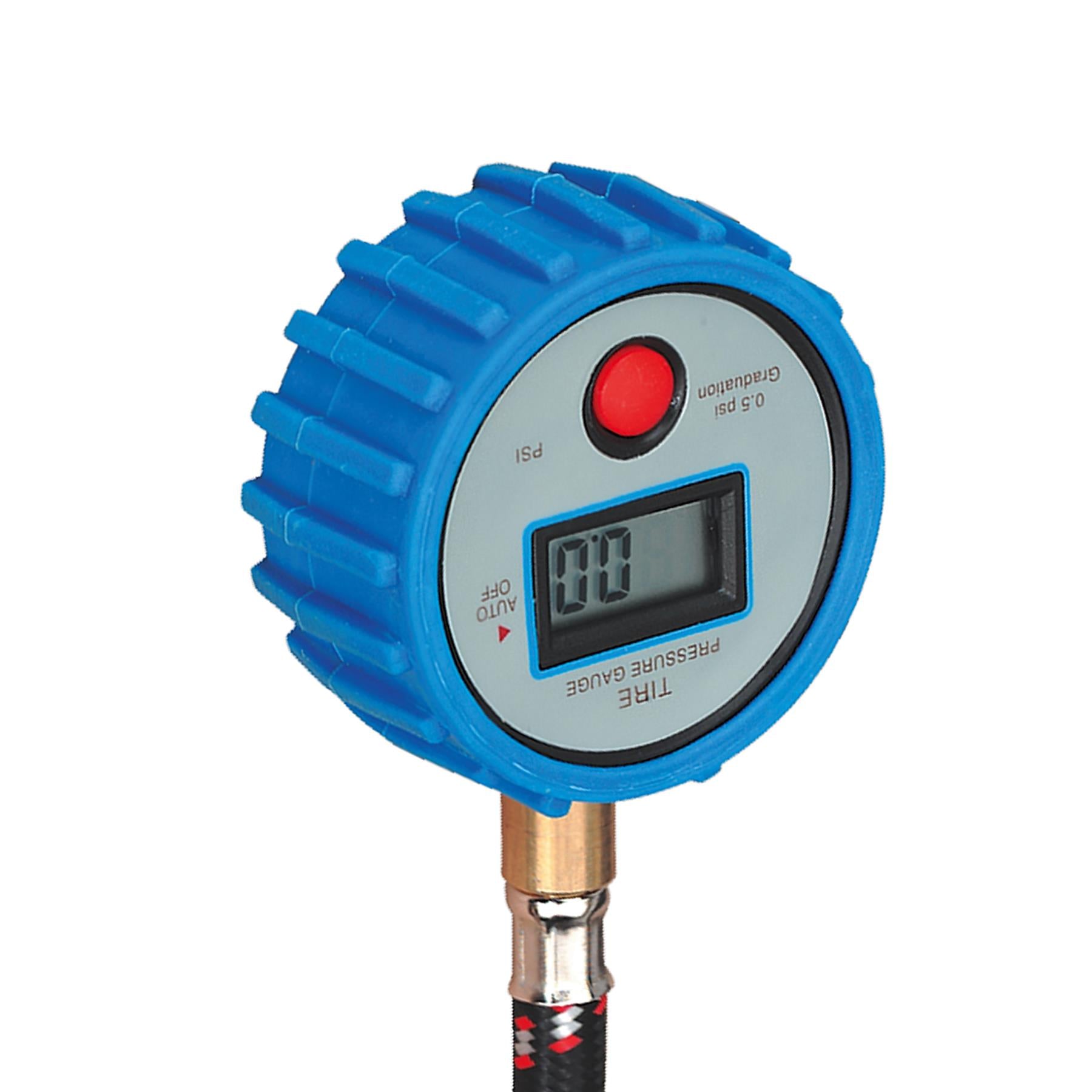 Sealey Tyre Pressure Gauge Digital with Leader Hose & Quick Release