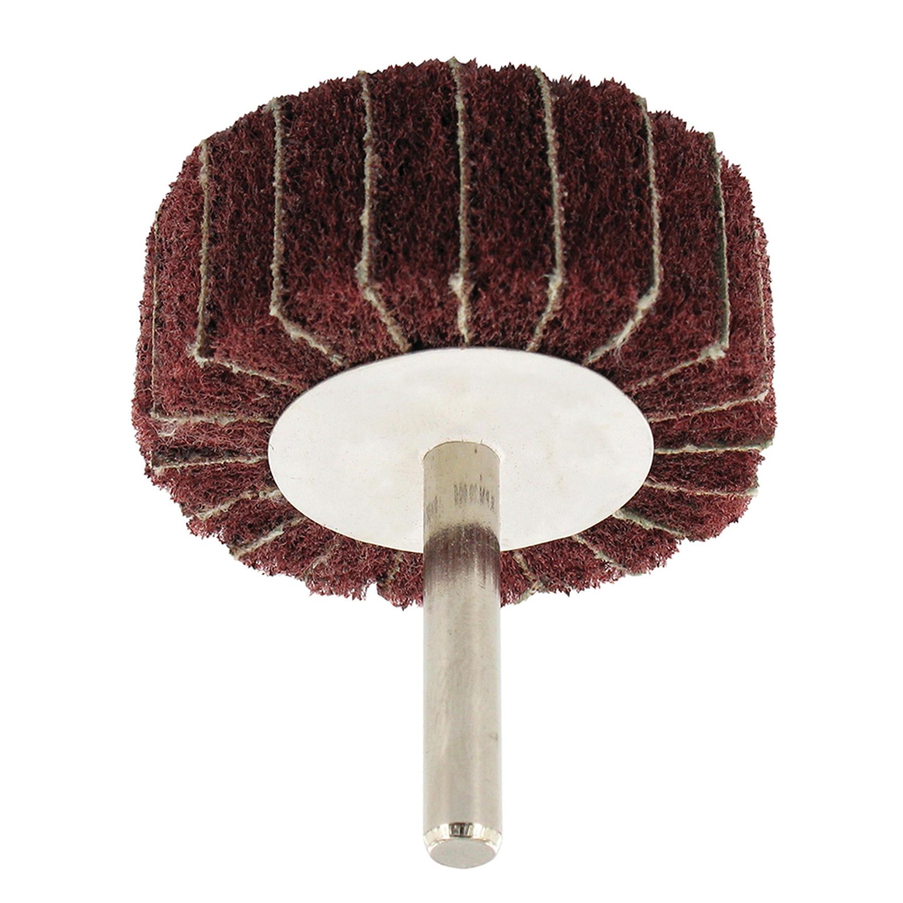 Aluminium Oxide Mop Wheel 60 X 30mm Sanding Abrasive DIY 80 Grit New