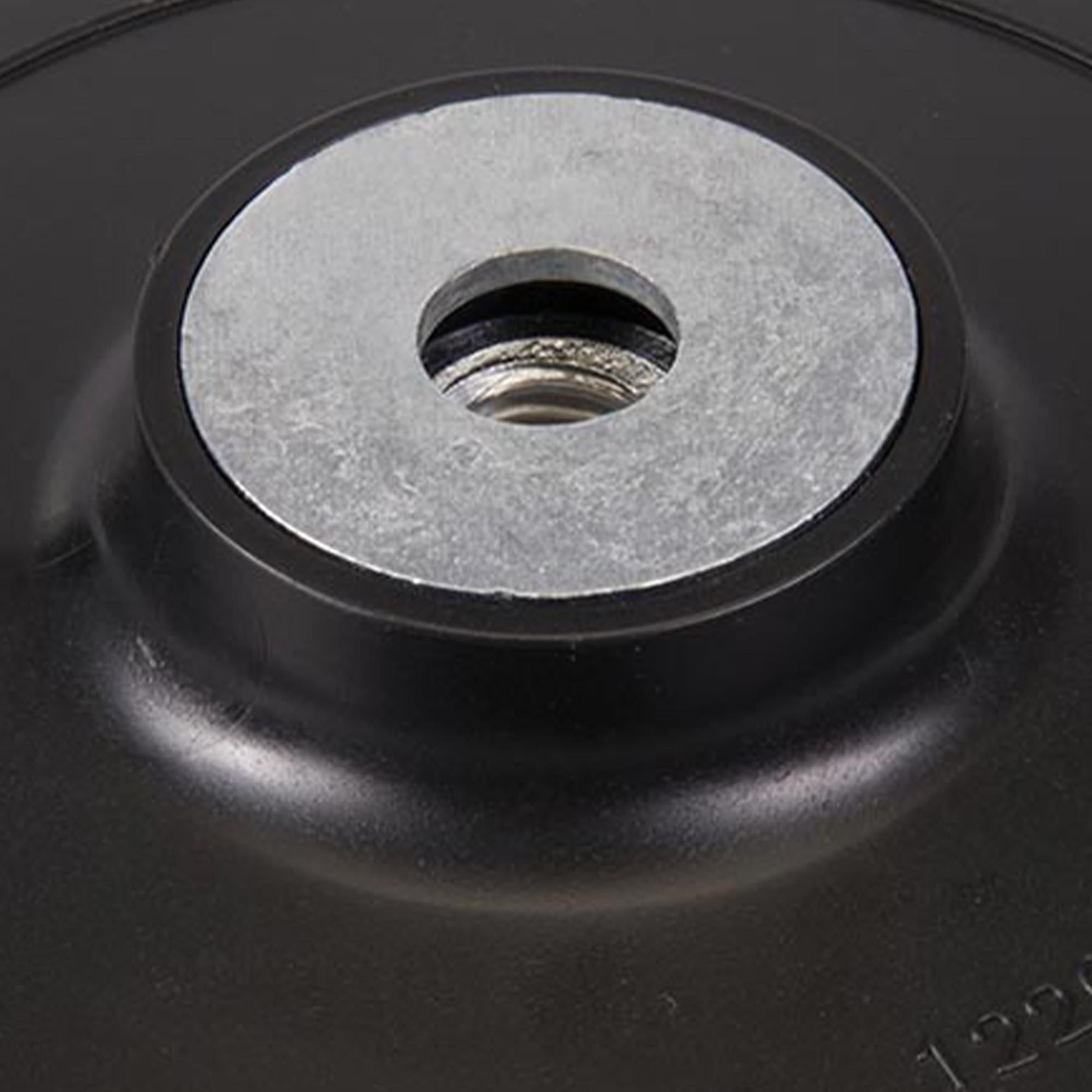 Abs Fibre Disc Backing Pad 125mm W/ Fibre Discs And Semi-Flexible Grinding Discs
