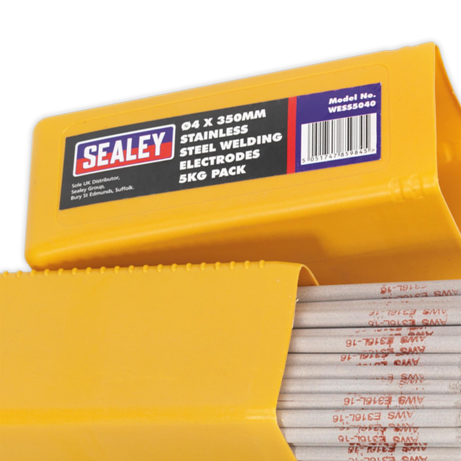 Sealey Welding Electrodes Stainless Steel 4 x 350mm 5kg Pack