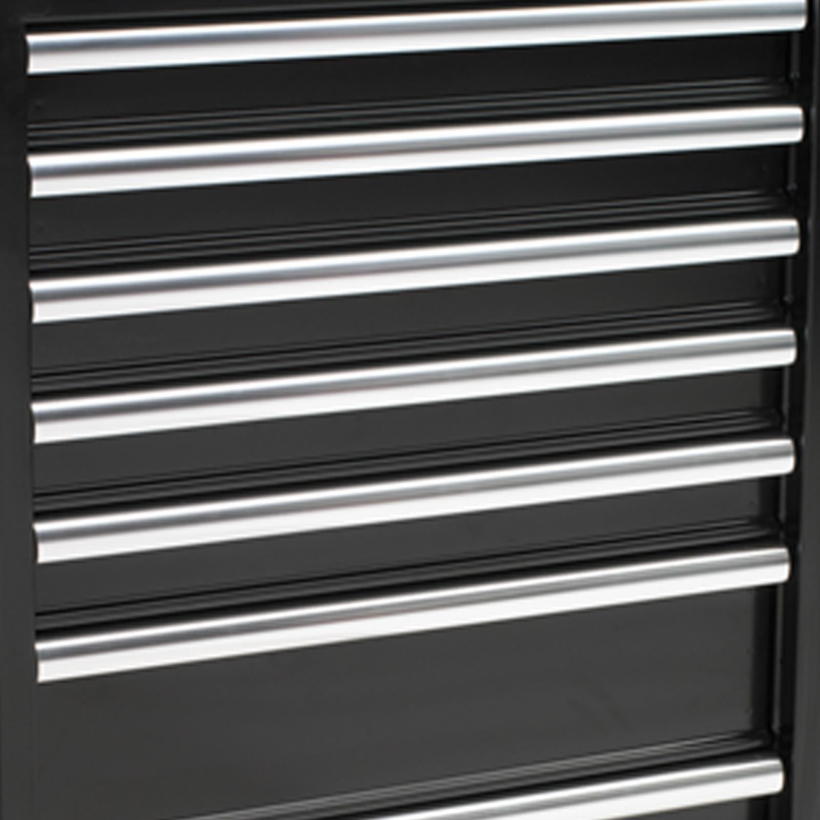 Rollcab 7 Drawer With Ball Bearing Slides - Black From Sealey AP33479B Syd