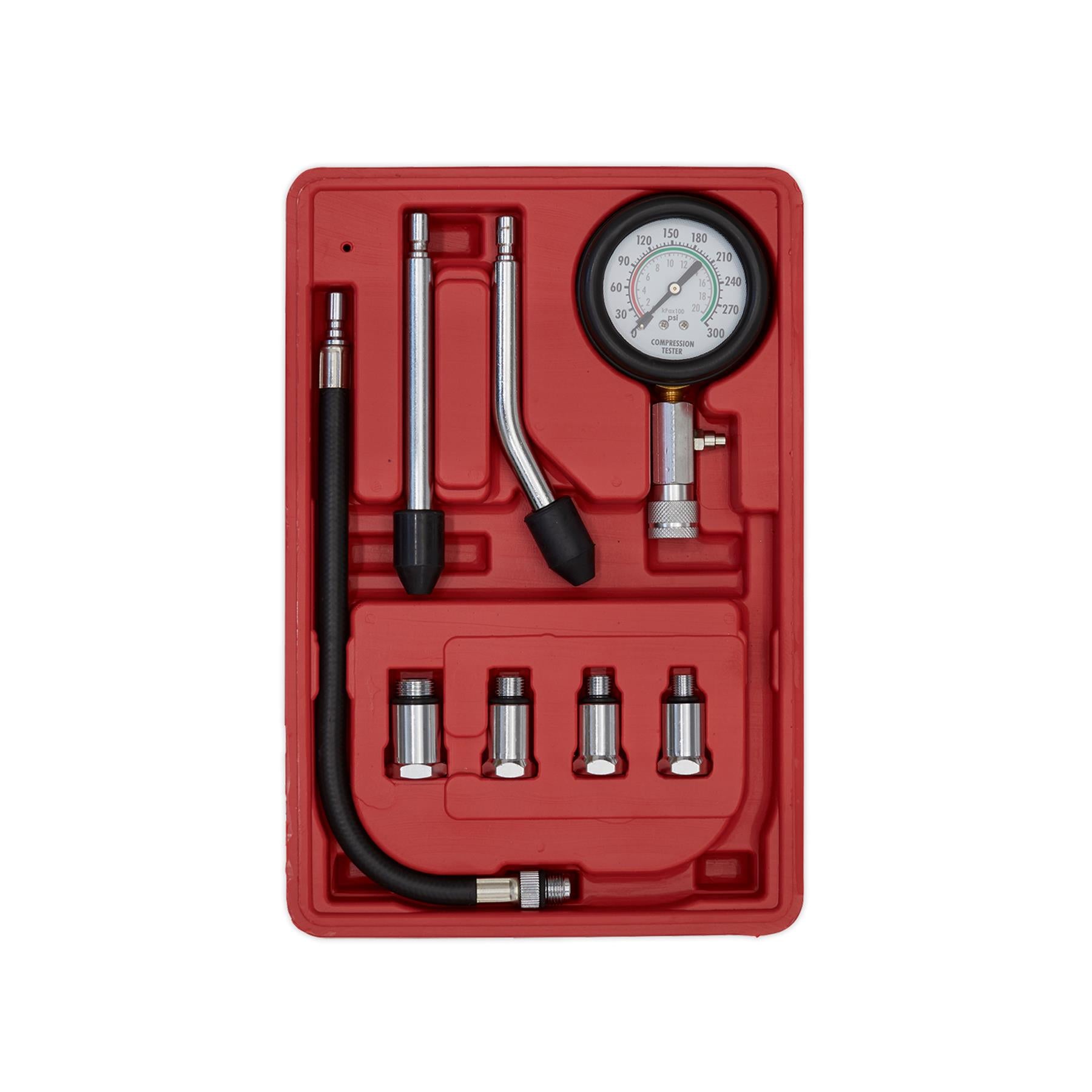 Sealey Petrol Engine Compression Test Kit 8pc