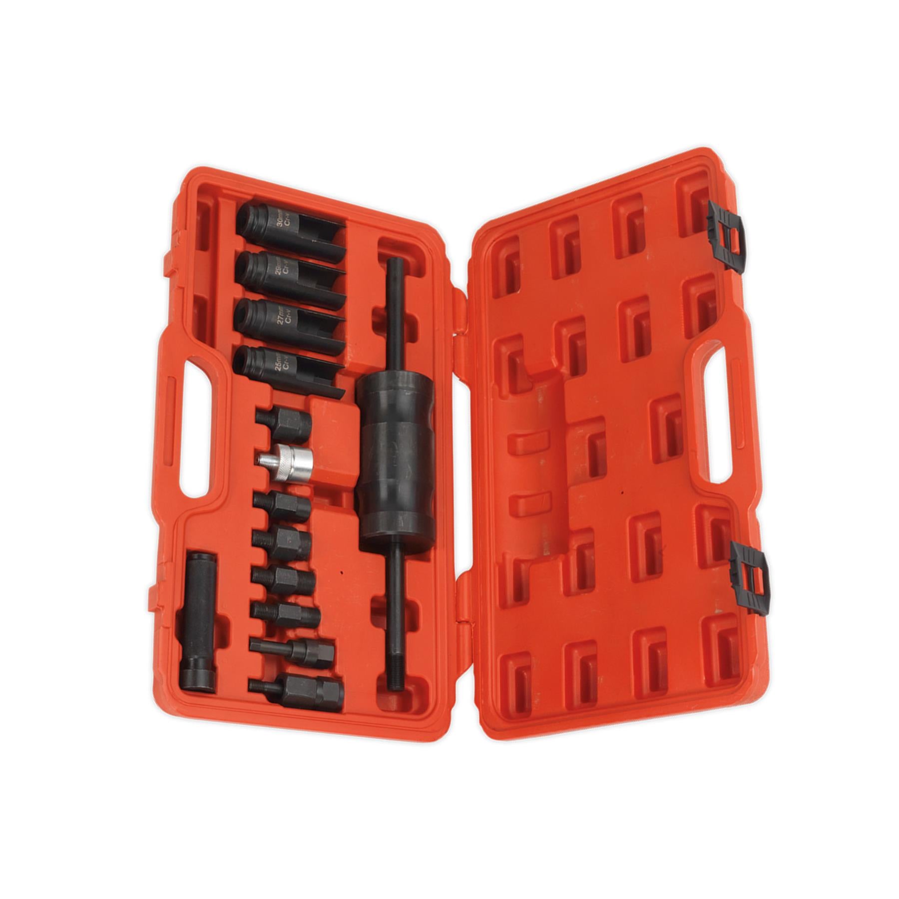 Sealey Diesel Injector Puller Set 14pc Fast & Safe Removal Storage Case
