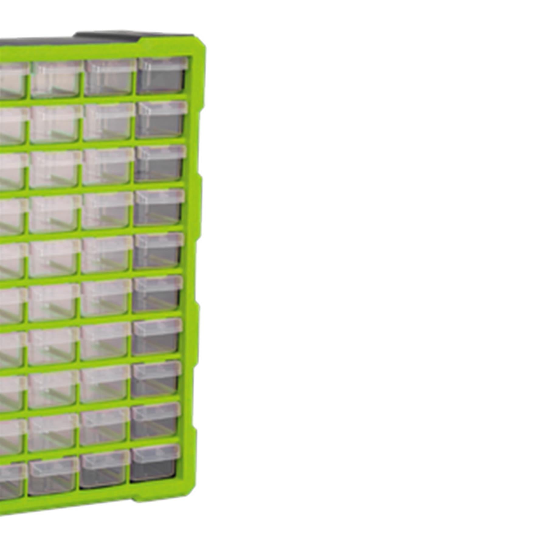 Sealey Cabinet Box 60 Drawer - Hi-Vis Green/Black